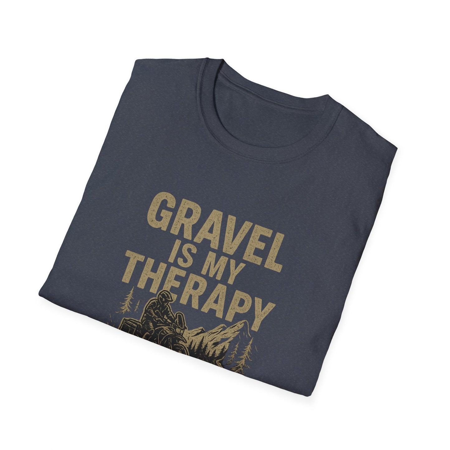 Gravel Is My Therapy Softstyle T-Shirt.