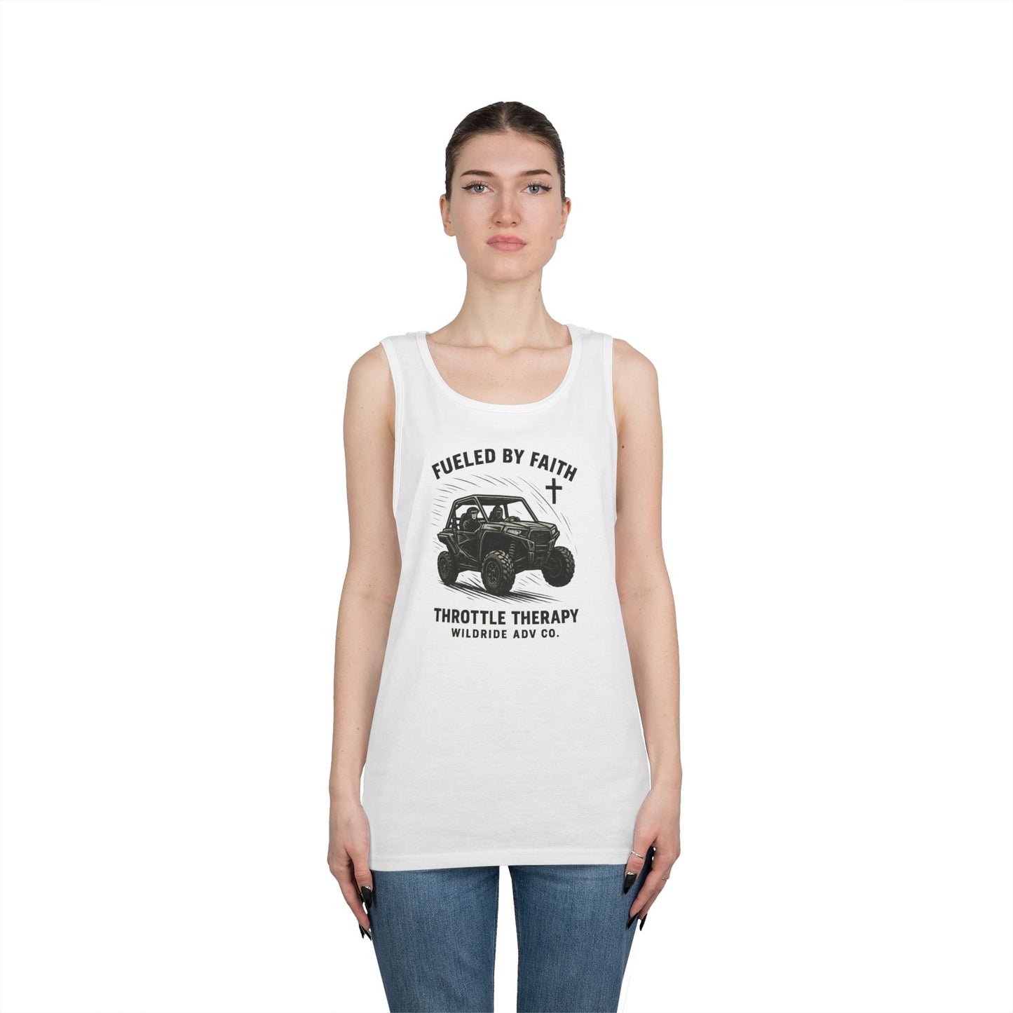 Tank Top - Fueled by Faith, Off-Roading Enthusiasts