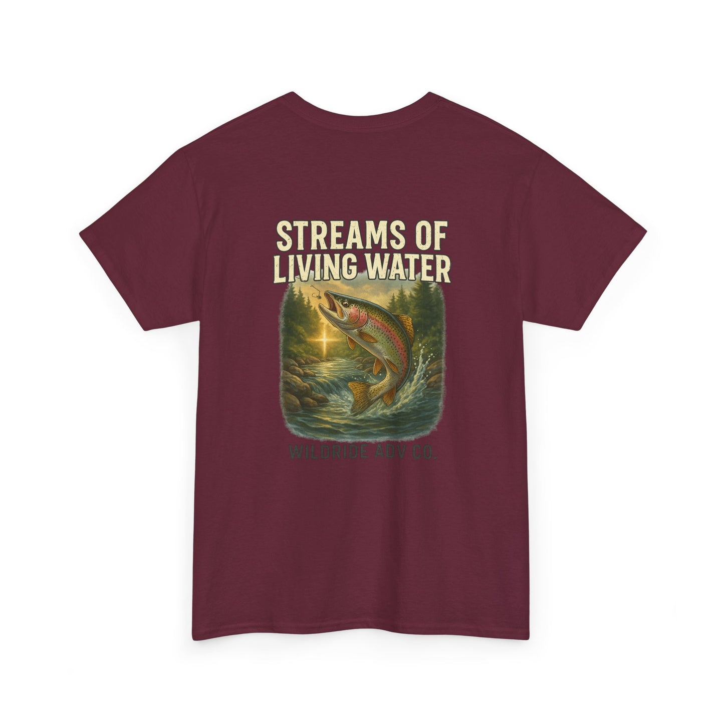 Vintage Outdoor Fishing Tee - Streams of Living Water