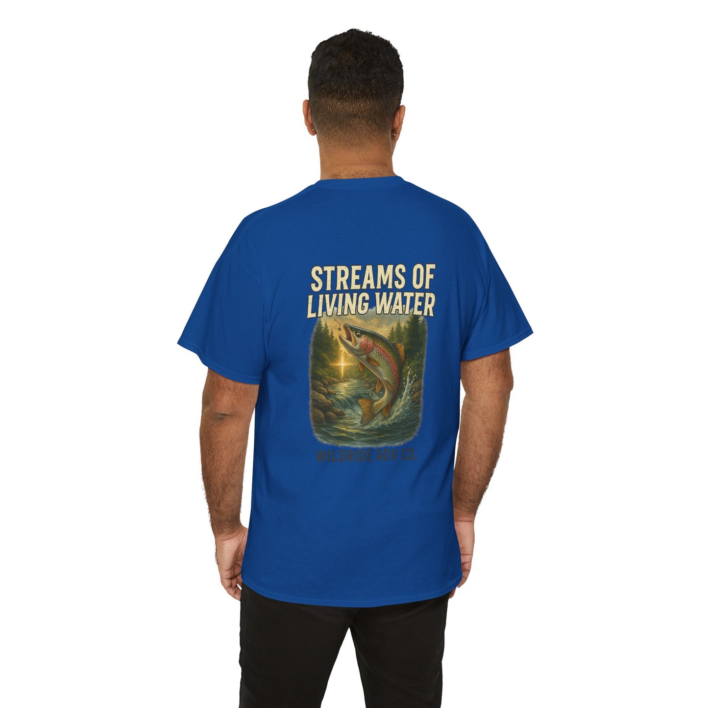 Vintage Outdoor Fishing Tee - Streams of Living Water