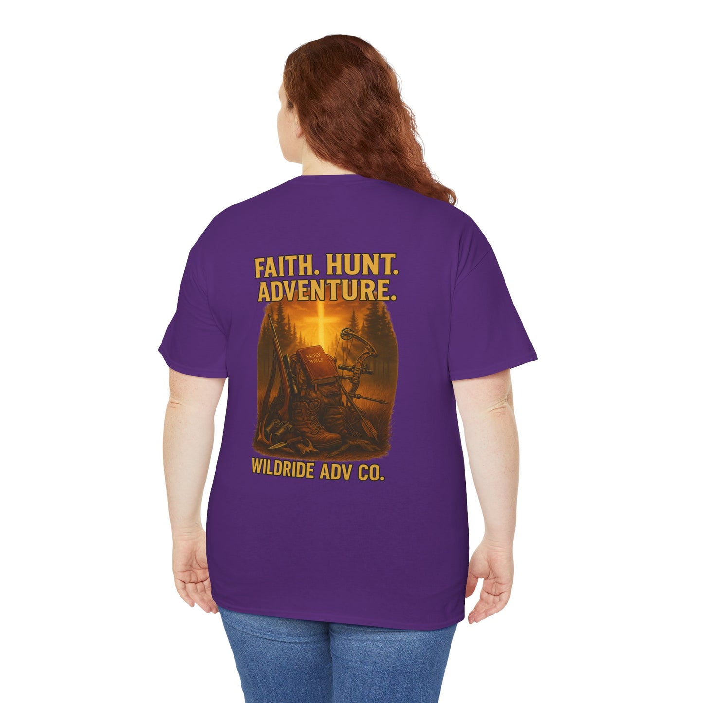 Faith. Hunt. Adventure. Inspirational Tee