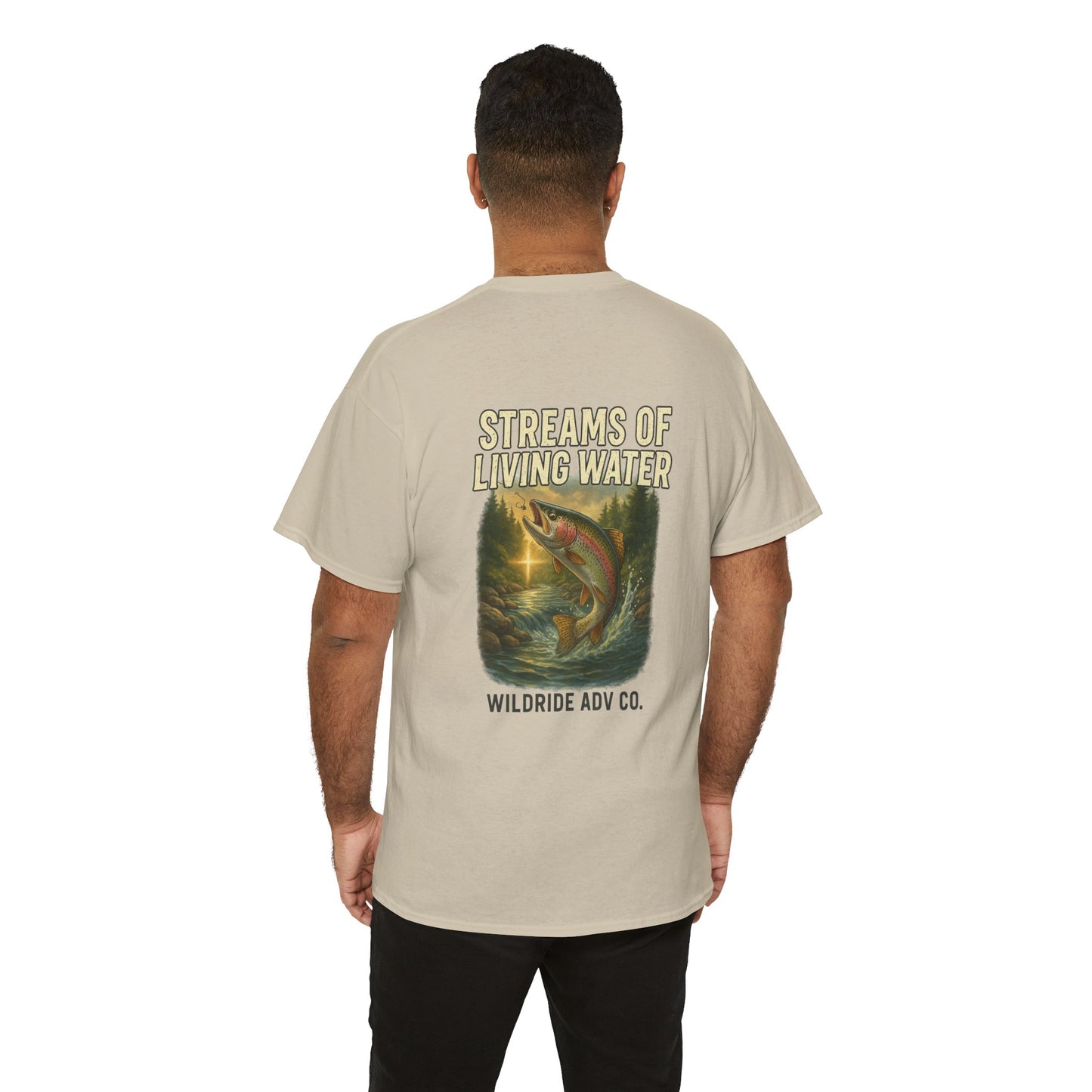 Vintage Outdoor Fishing Tee - Streams of Living Water