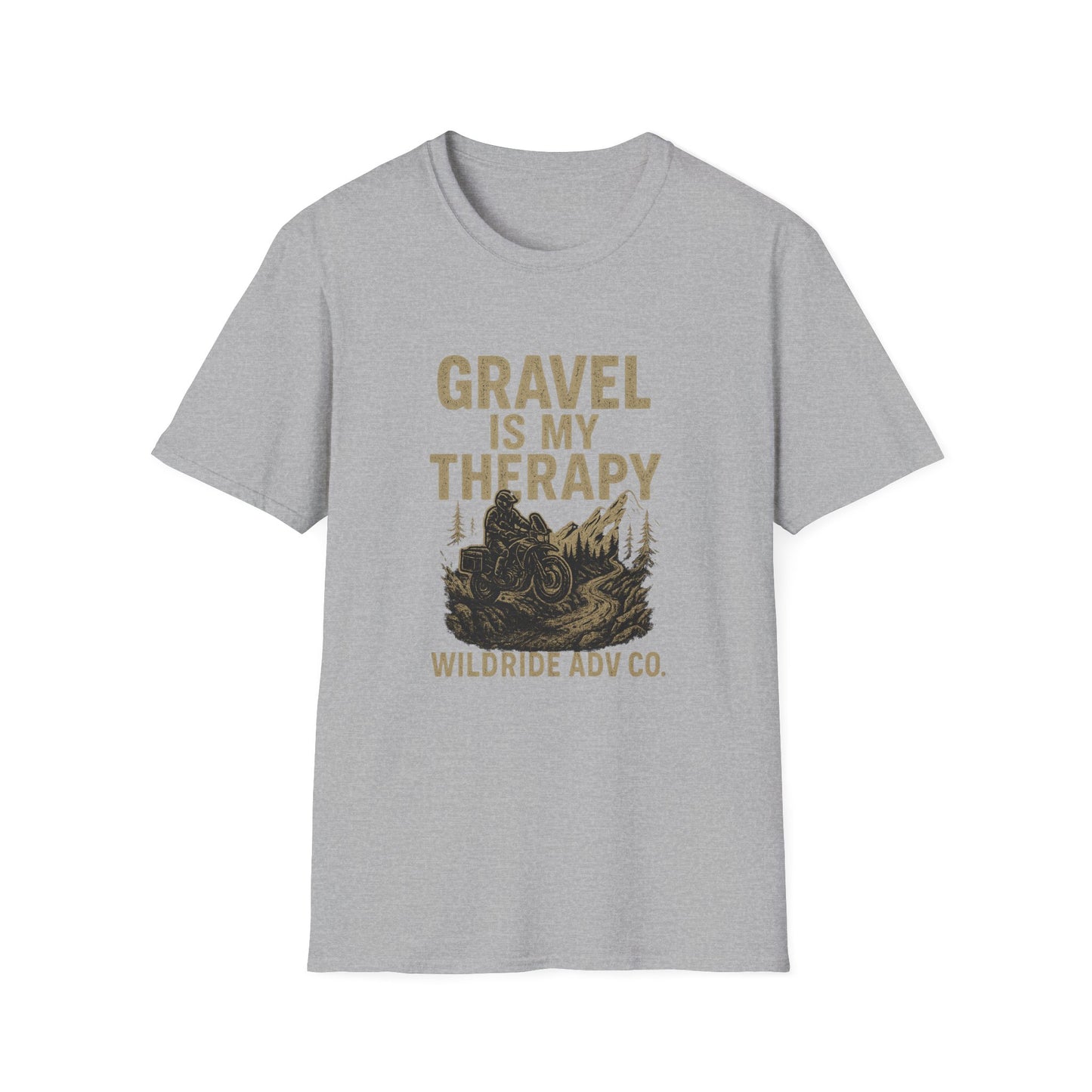 Gravel Is My Therapy Softstyle T-Shirt.