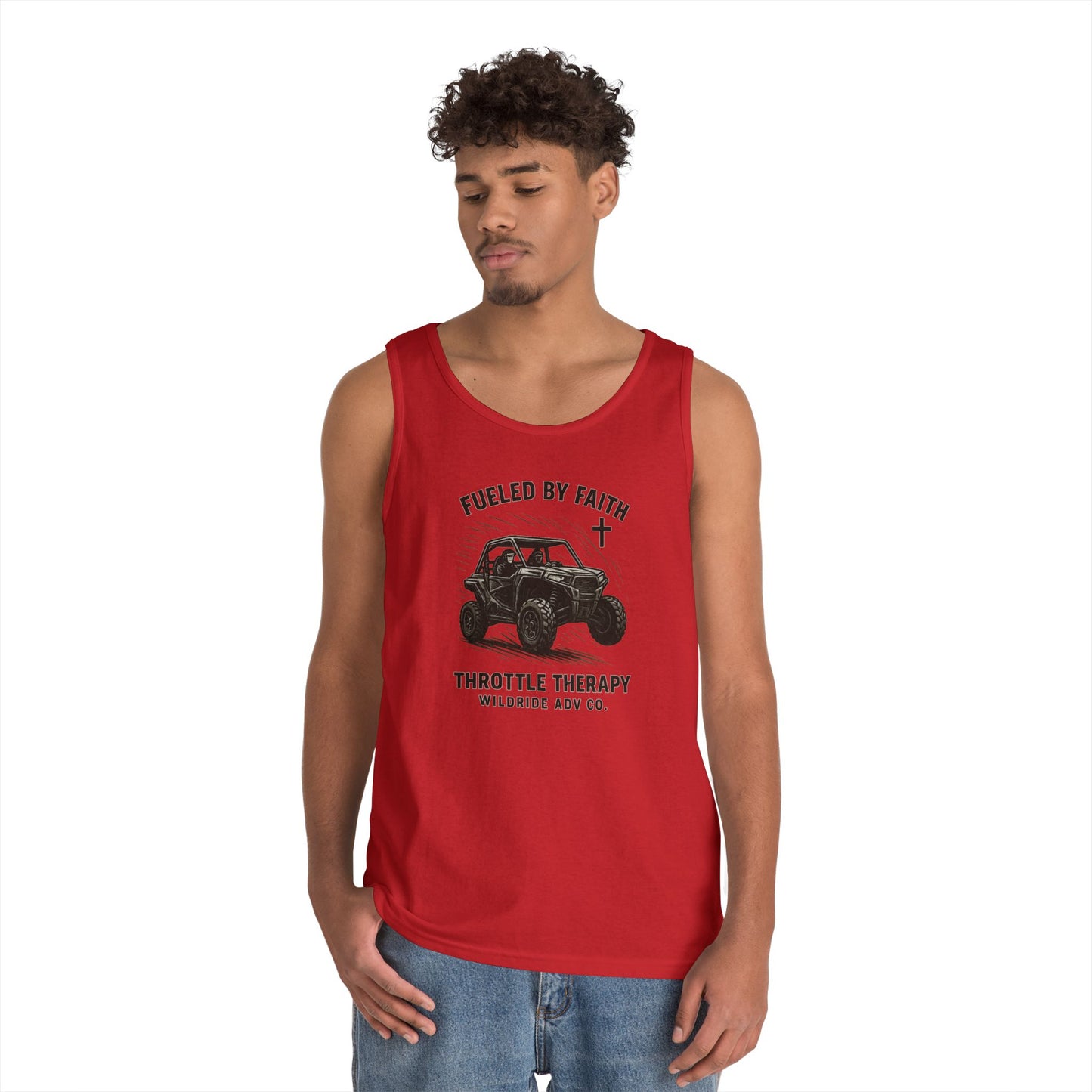 Tank Top - Fueled by Faith, Off-Roading Enthusiasts