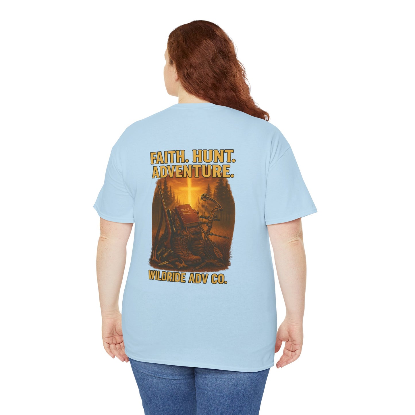 Faith. Hunt. Adventure. Inspirational Tee