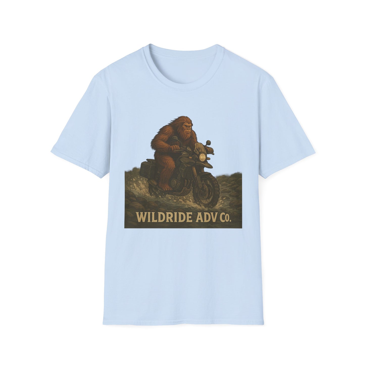 Bigfoot Adventure T-Shirt, Motorcycle
