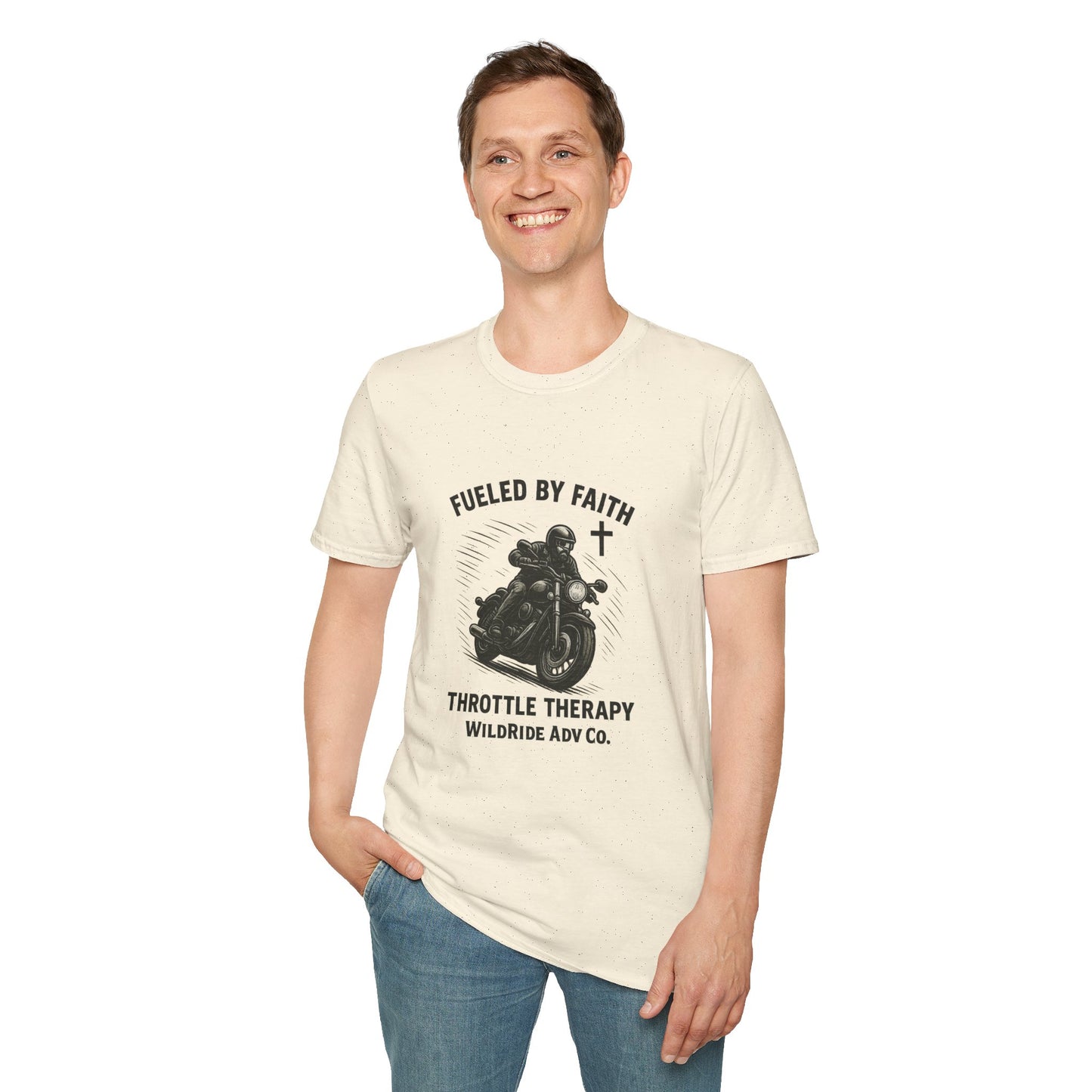 Fueled By Faith Tee, Cruiser Motorcycle