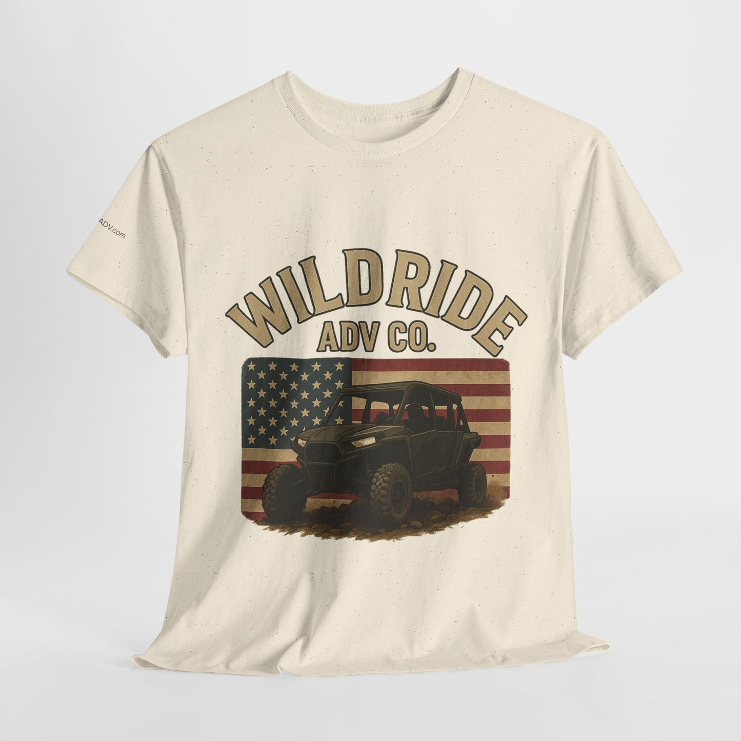 WildRide's Signature Off-Road Design, Patriotic Graphic Tee