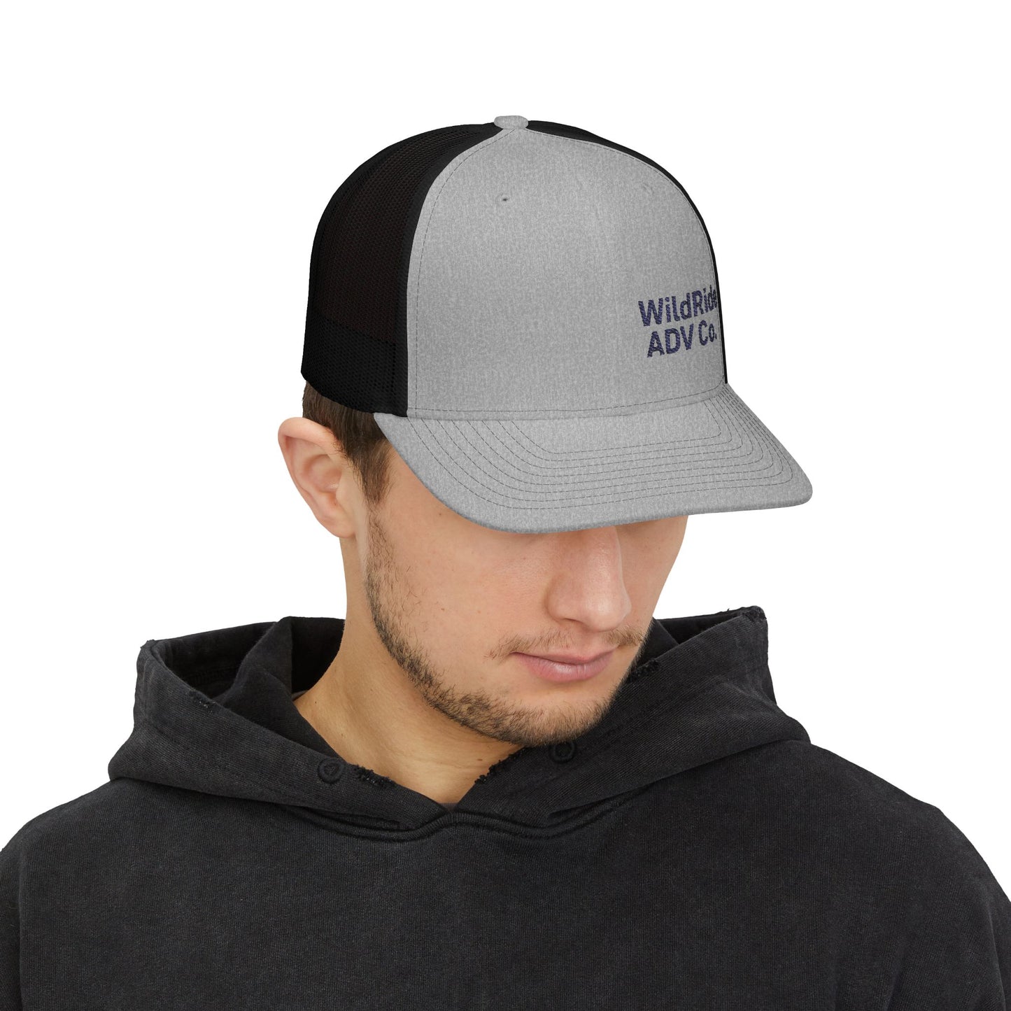 WildRide Embroidered Snapback Trucker Cap, Outdoor Cap, Adventure Hat, Casual Wear, Unique Gift, Summer Accessory