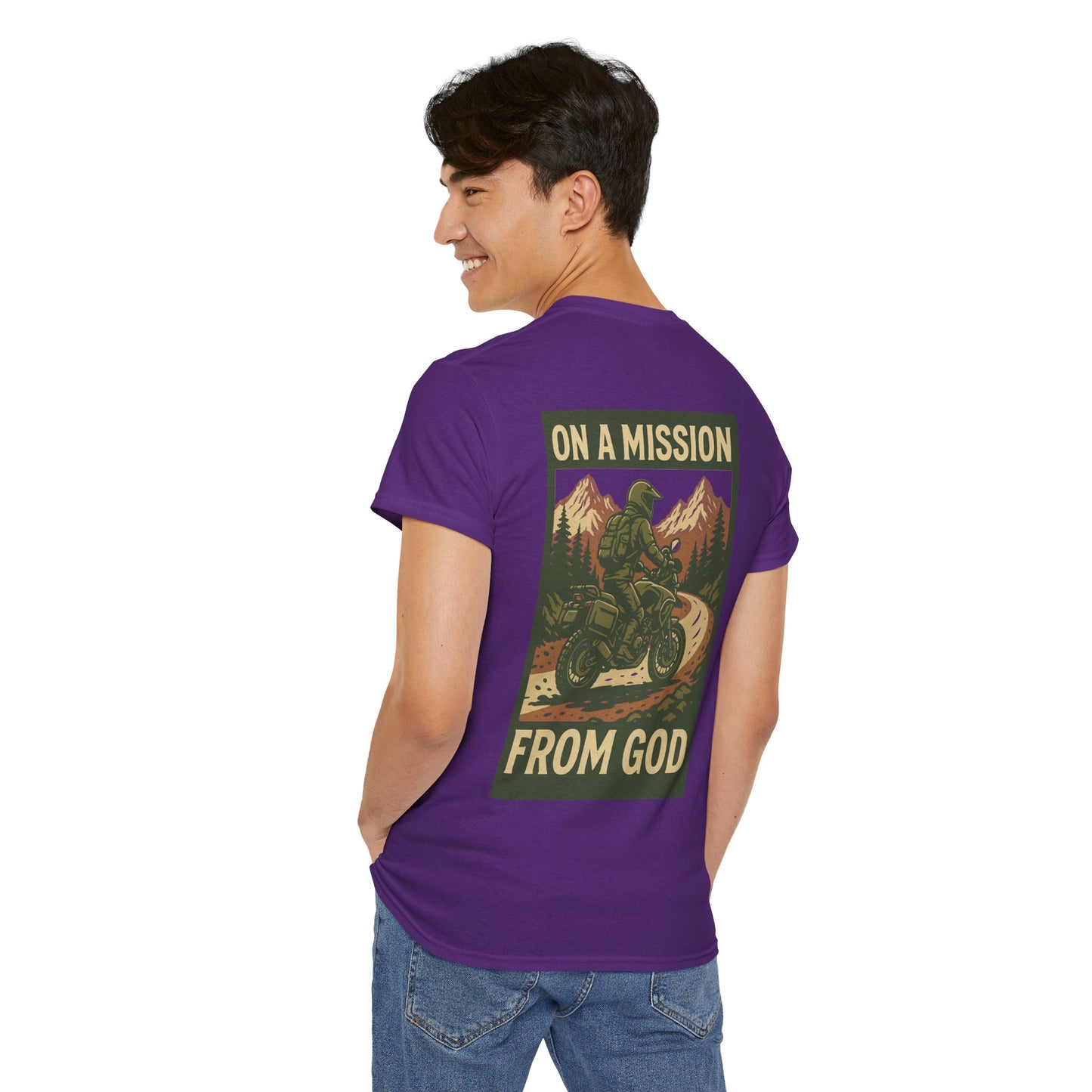 On A Mission From GOD- Faith Inspired Tee