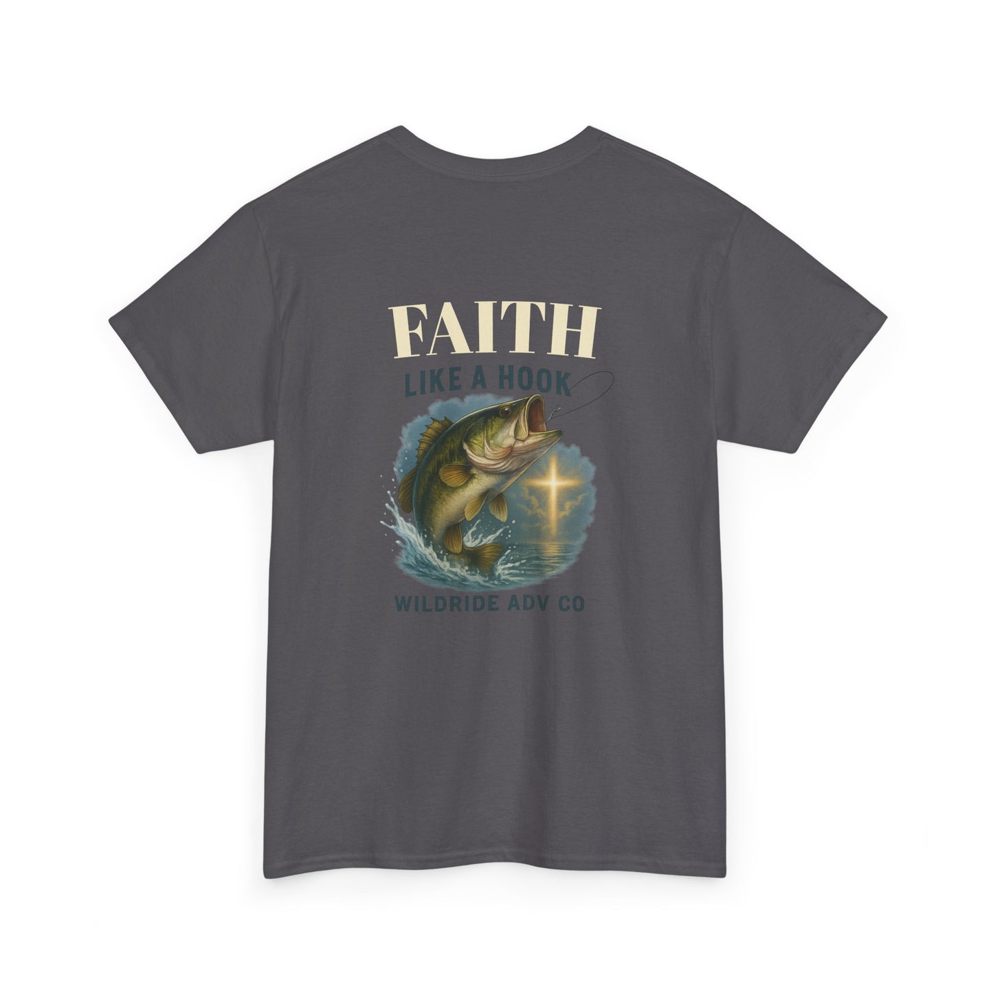 Faith Like a Hook - Bass Fishing Tee,