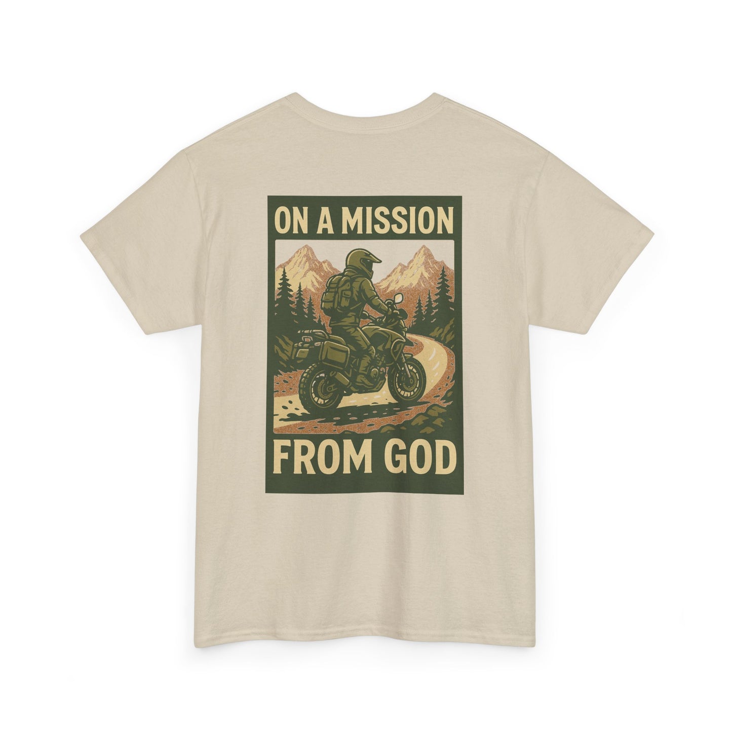 On A Mission From GOD- Faith Inspired Tee