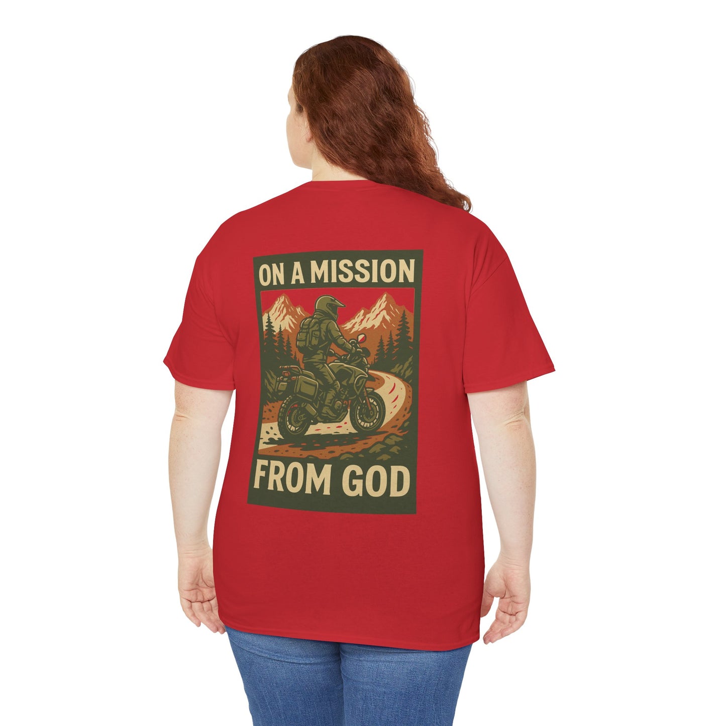 On A Mission From GOD- Faith Inspired Tee