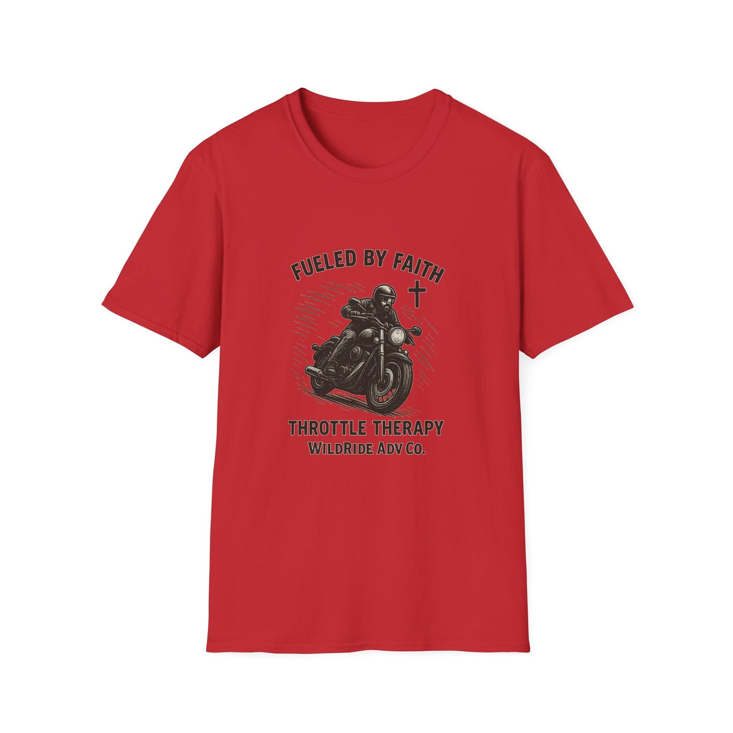 Fueled By Faith Tee, Cruiser Motorcycle