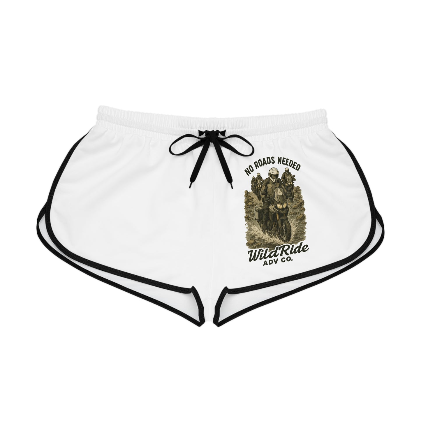 Wild Ride Women's Relaxed Shorts - No Roads Needed, Casual Summer Lounge Wear, Beach Shorts, Activewear, Festival Outfits