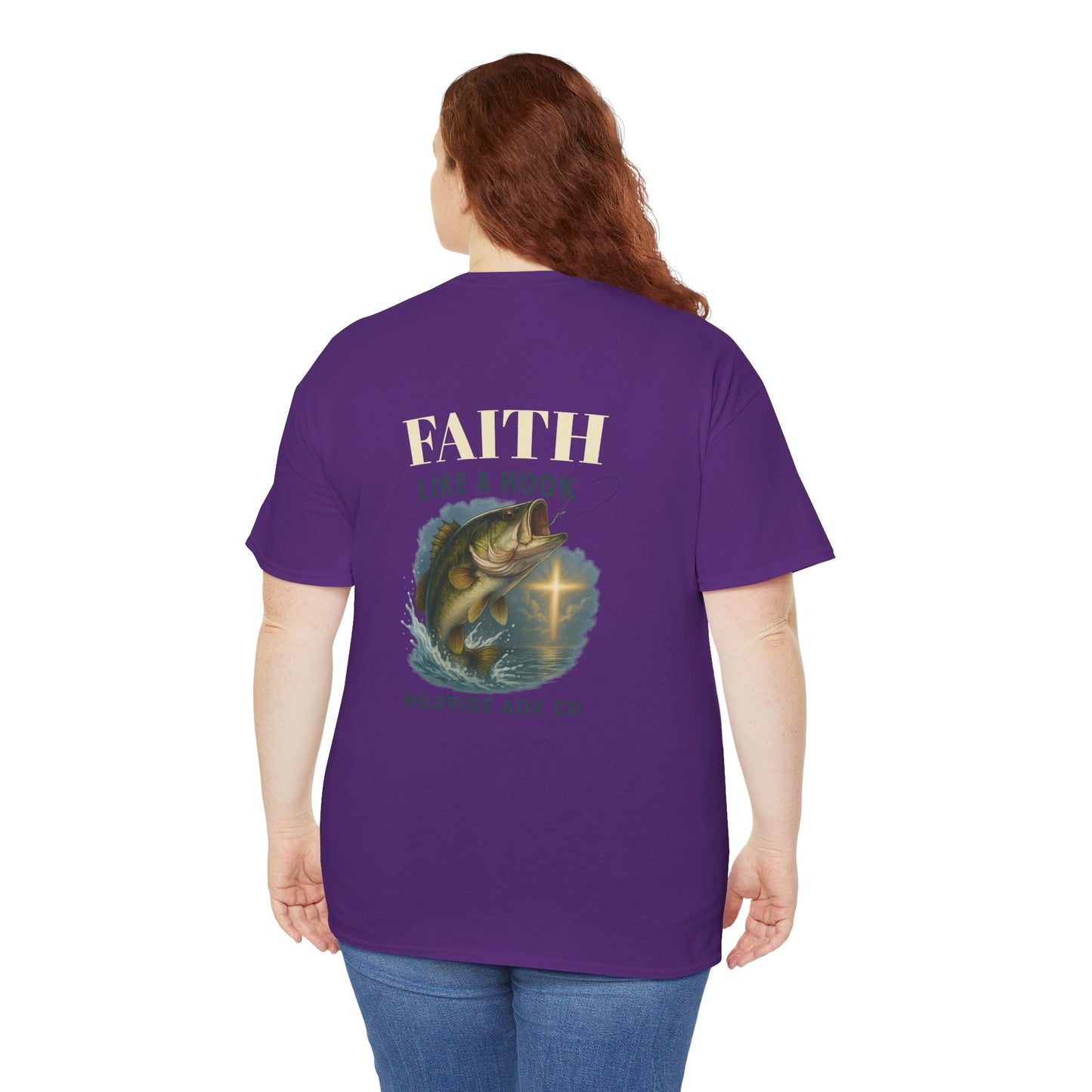 Faith Like a Hook - Bass Fishing Tee,