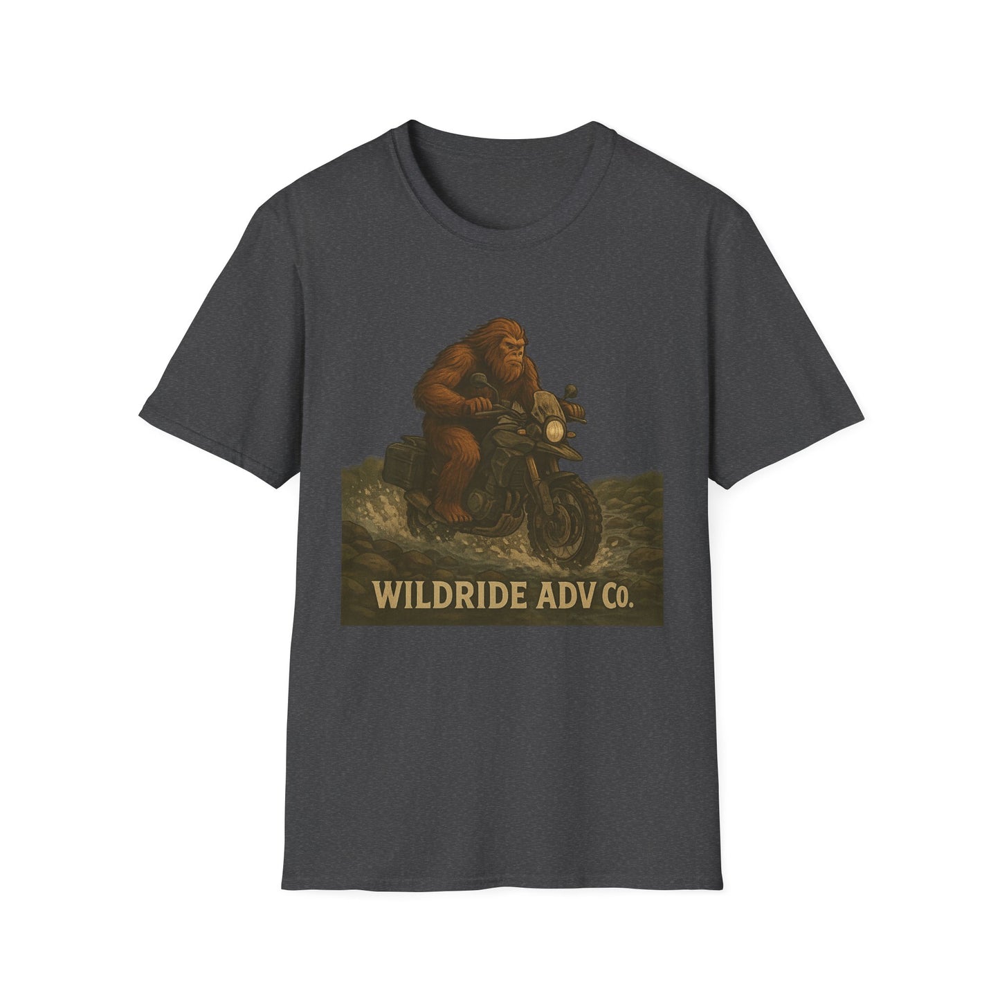 Bigfoot Adventure T-Shirt, Motorcycle