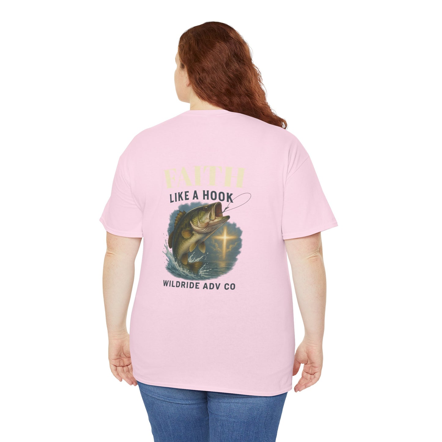 Faith Like a Hook - Bass Fishing Tee,