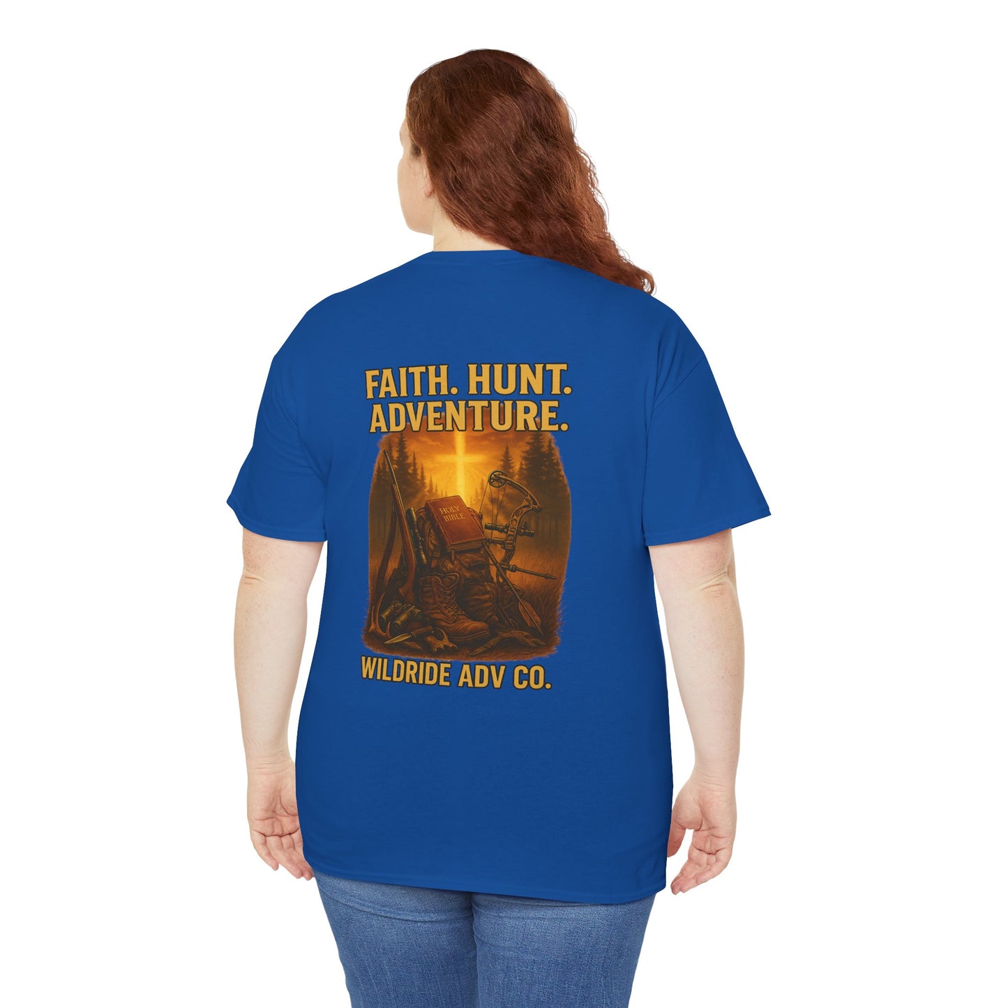 Faith. Hunt. Adventure. Inspirational Tee