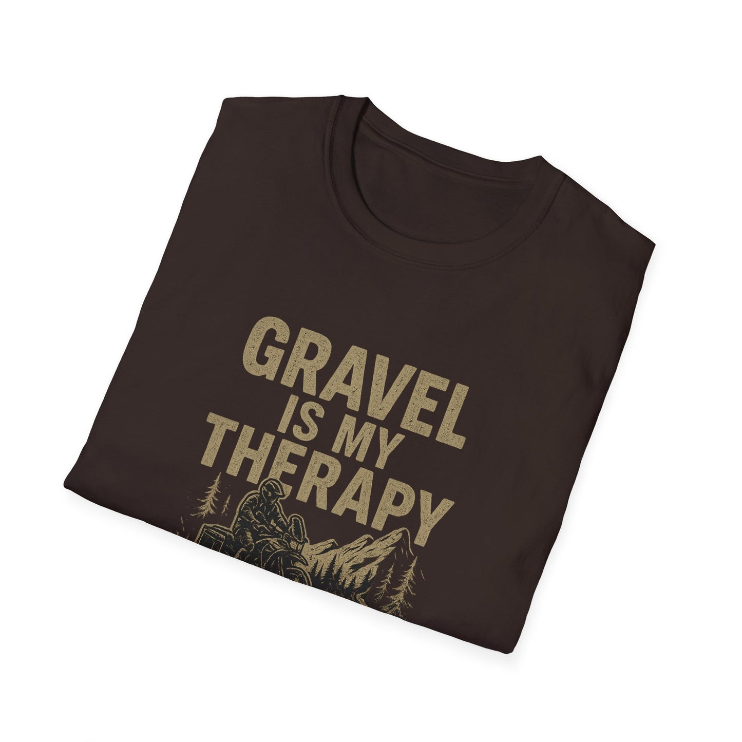 Gravel Is My Therapy Softstyle T-Shirt.