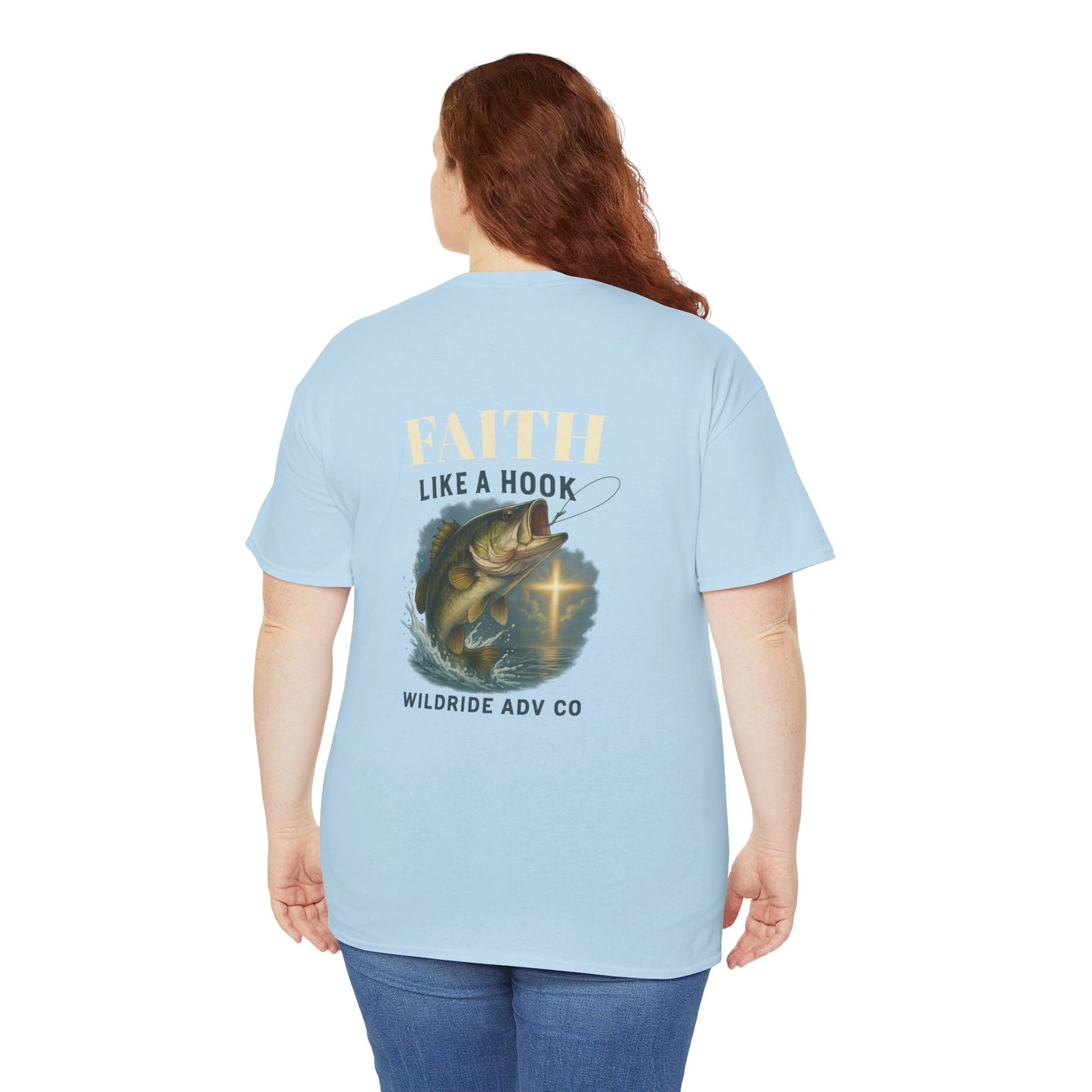 Faith Like a Hook - Bass Fishing Tee,