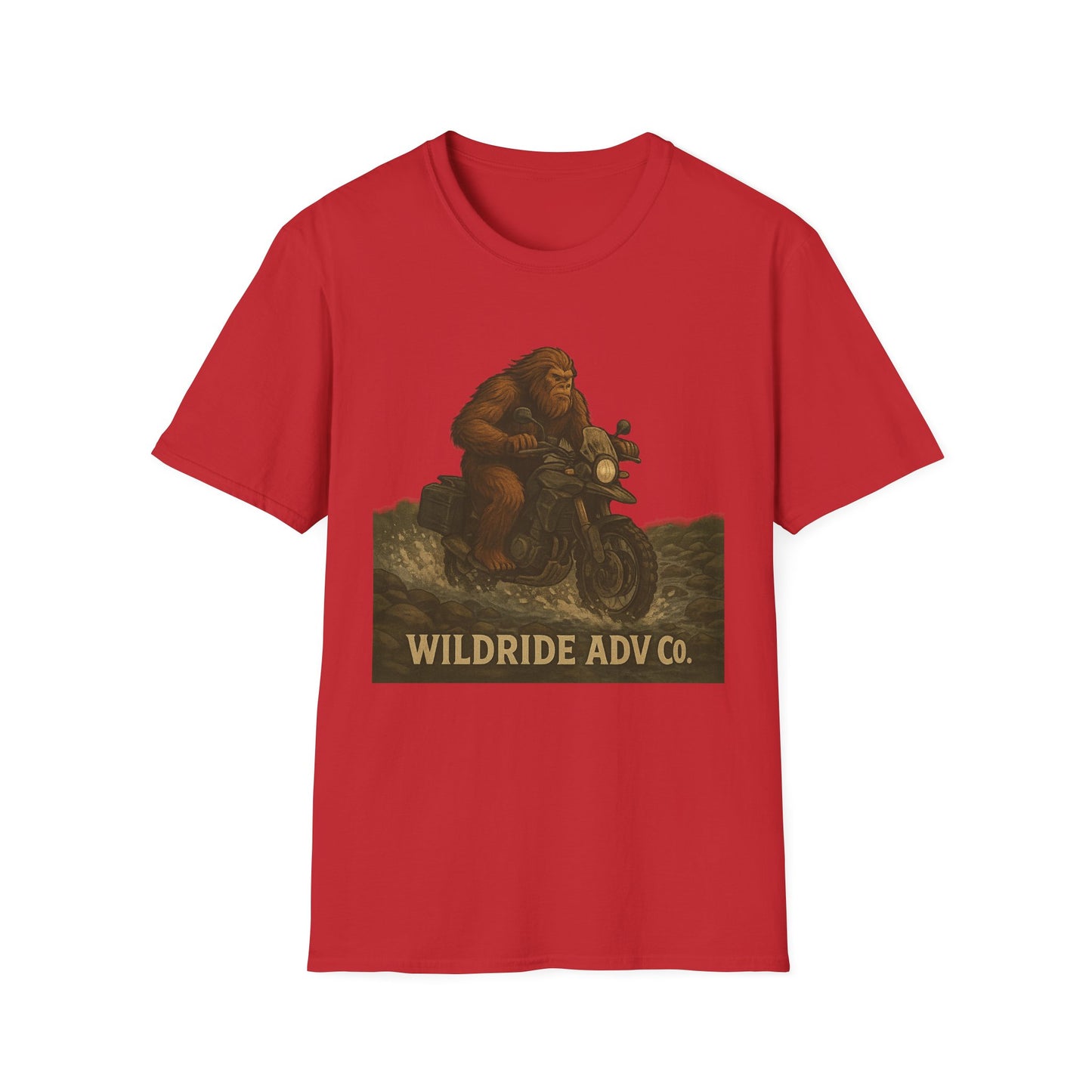 Bigfoot Adventure T-Shirt, Motorcycle