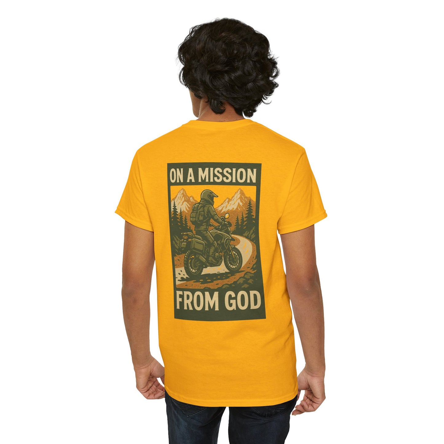 On A Mission From GOD- Faith Inspired Tee