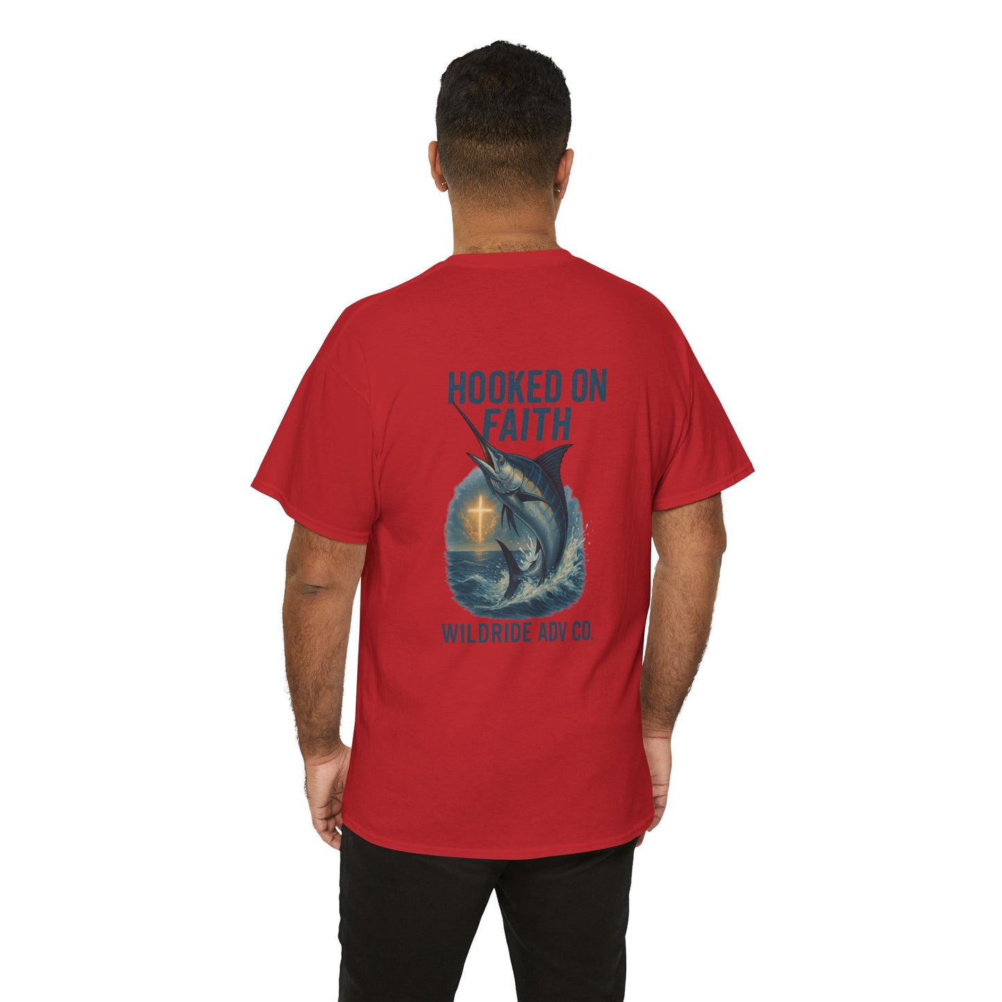 Hooked on Faith Marlin Fishing Tee