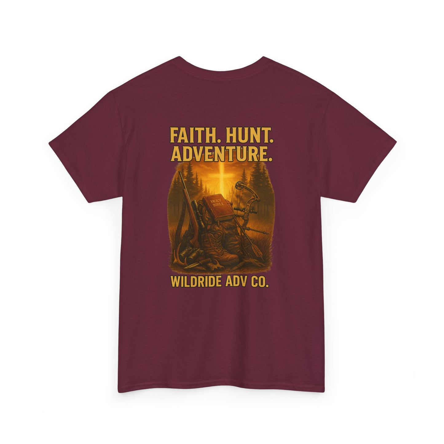 Faith. Hunt. Adventure. Inspirational Tee