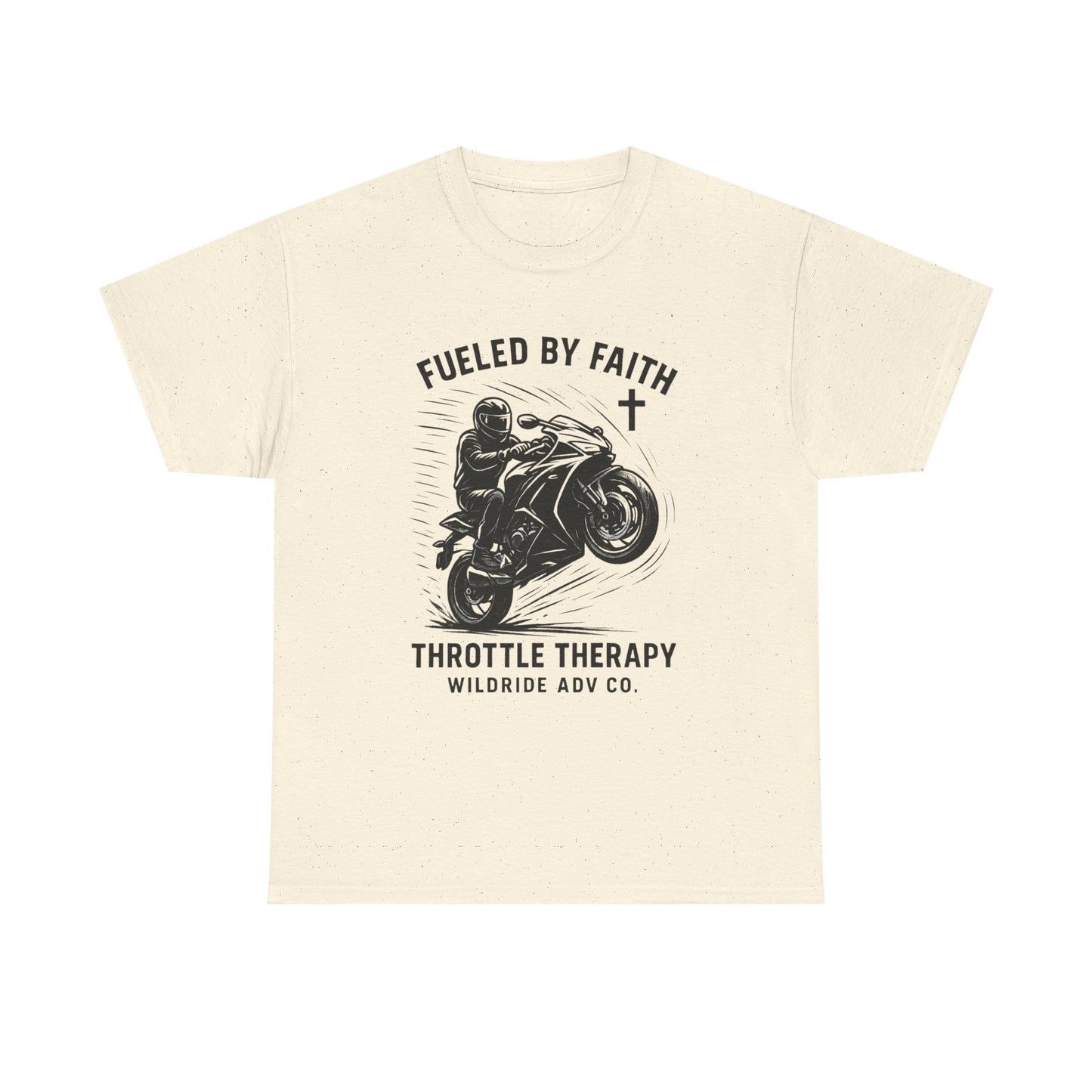 Motorcycle Faith Tee, Throttle Therapy Shirt, Sport Bike Shirt