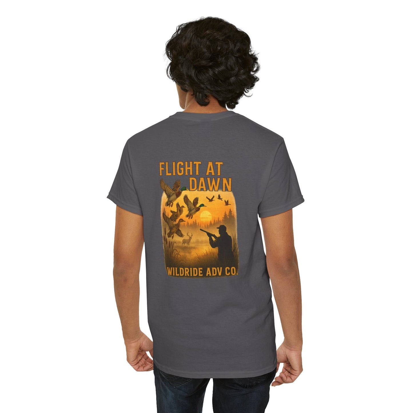 Flight at Dawn, Duck Hunters Graphic Tee