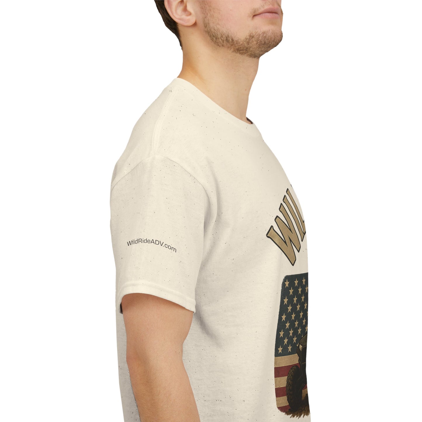 WildRide's Signature Off-Road Design, Patriotic Graphic Tee