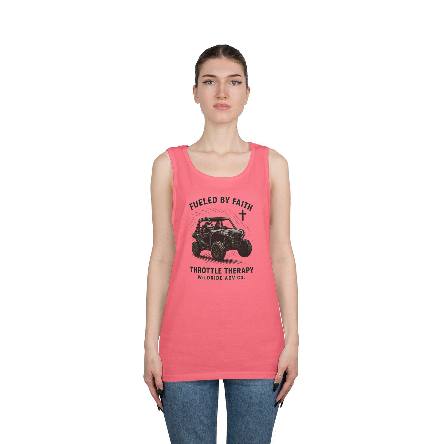 Tank Top - Fueled by Faith, Off-Roading Enthusiasts