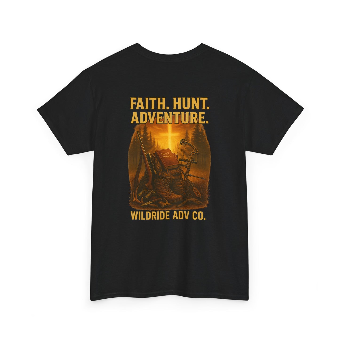 Faith. Hunt. Adventure. Inspirational Tee