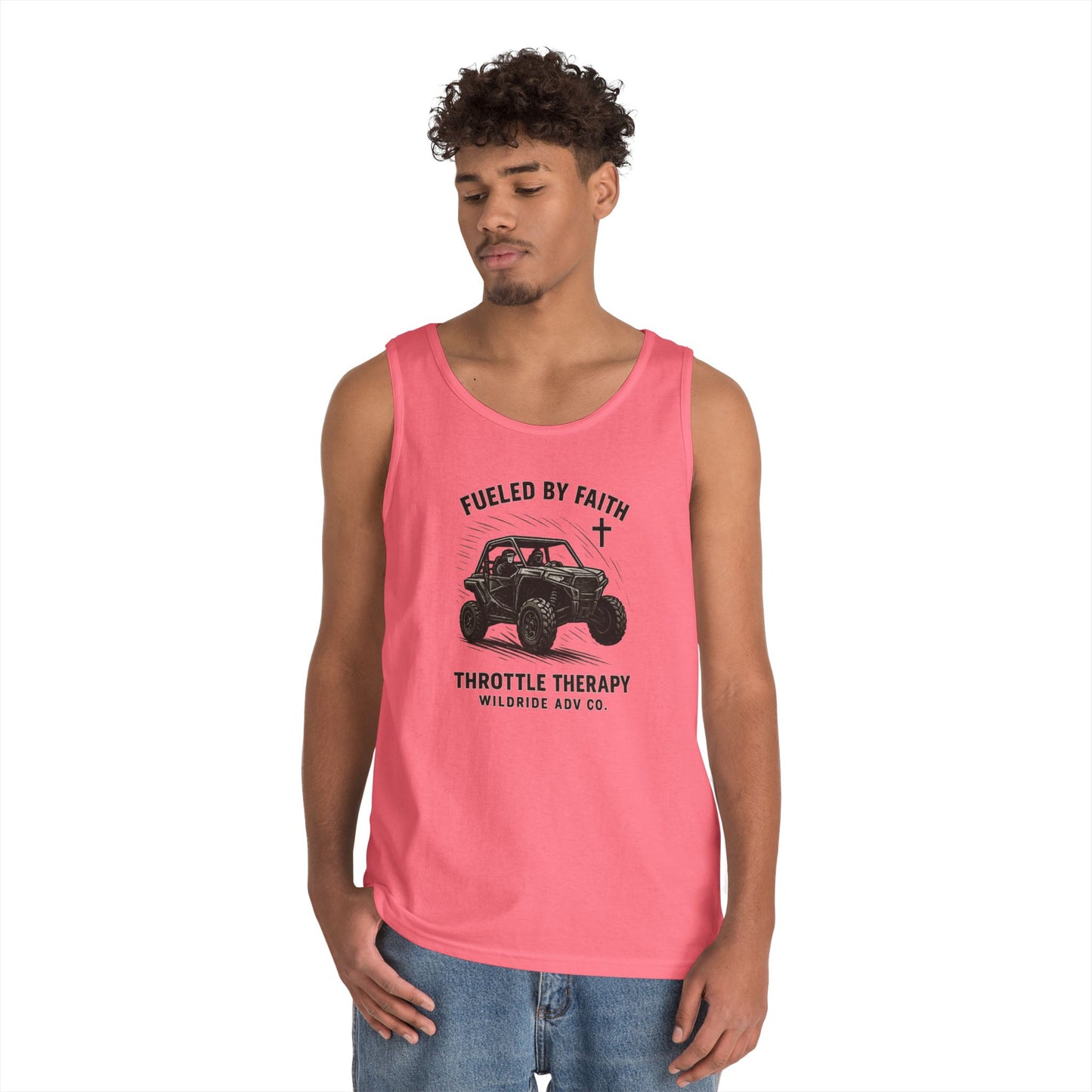 Tank Top - Fueled by Faith, Off-Roading Enthusiasts