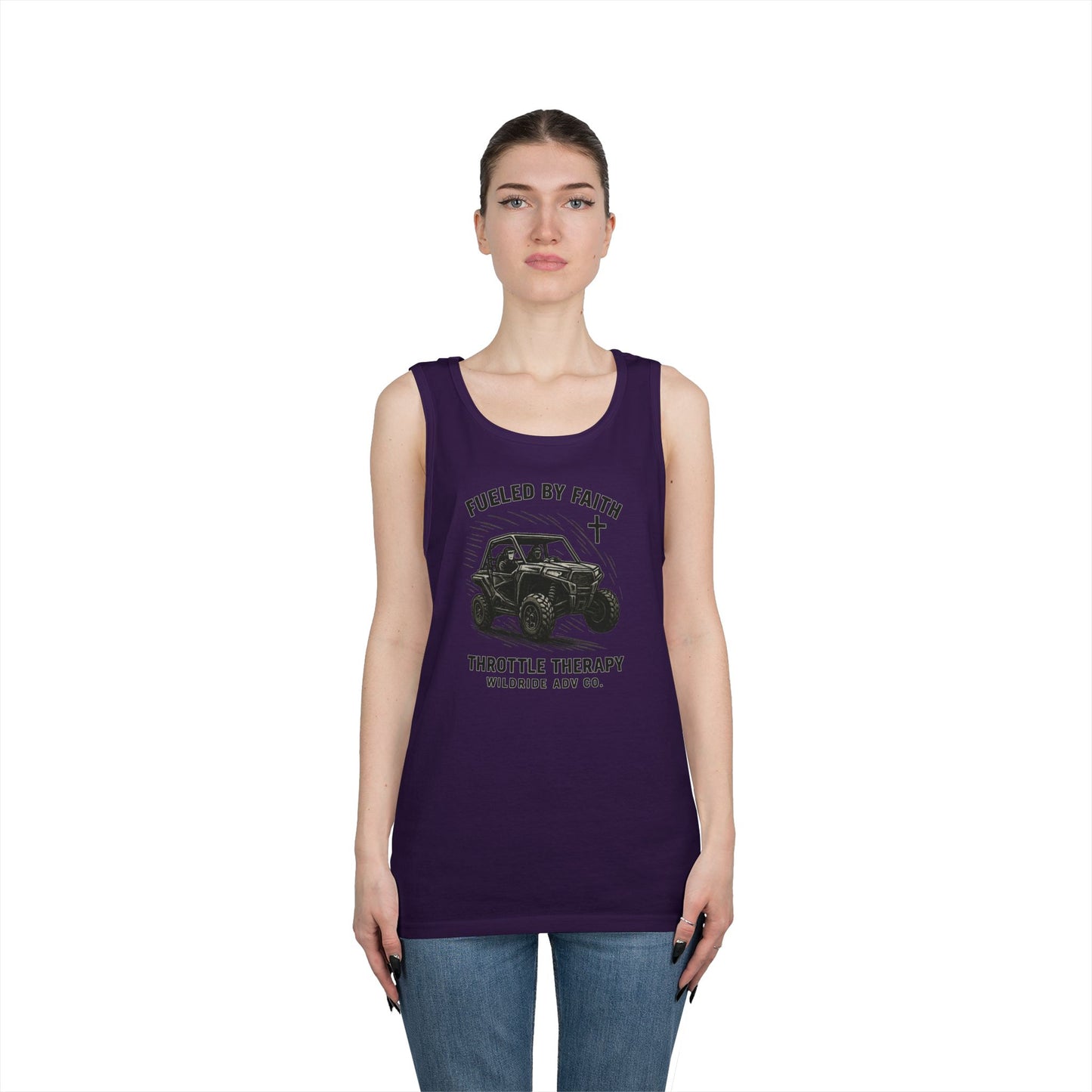 Tank Top - Fueled by Faith, Off-Roading Enthusiasts