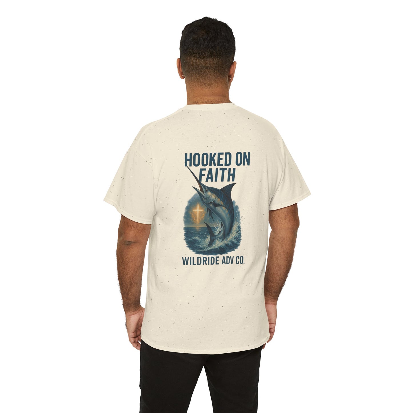 Hooked on Faith Marlin Fishing Tee