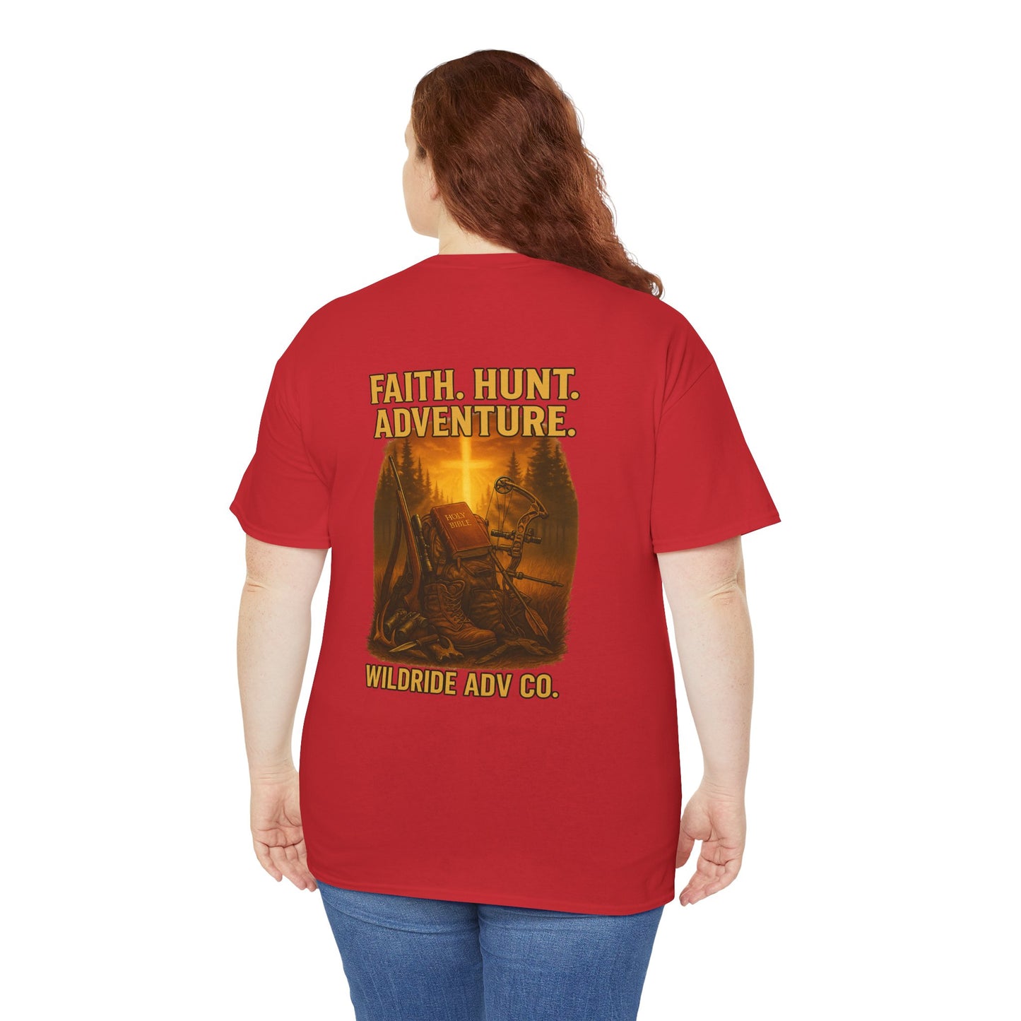 Faith. Hunt. Adventure. Inspirational Tee