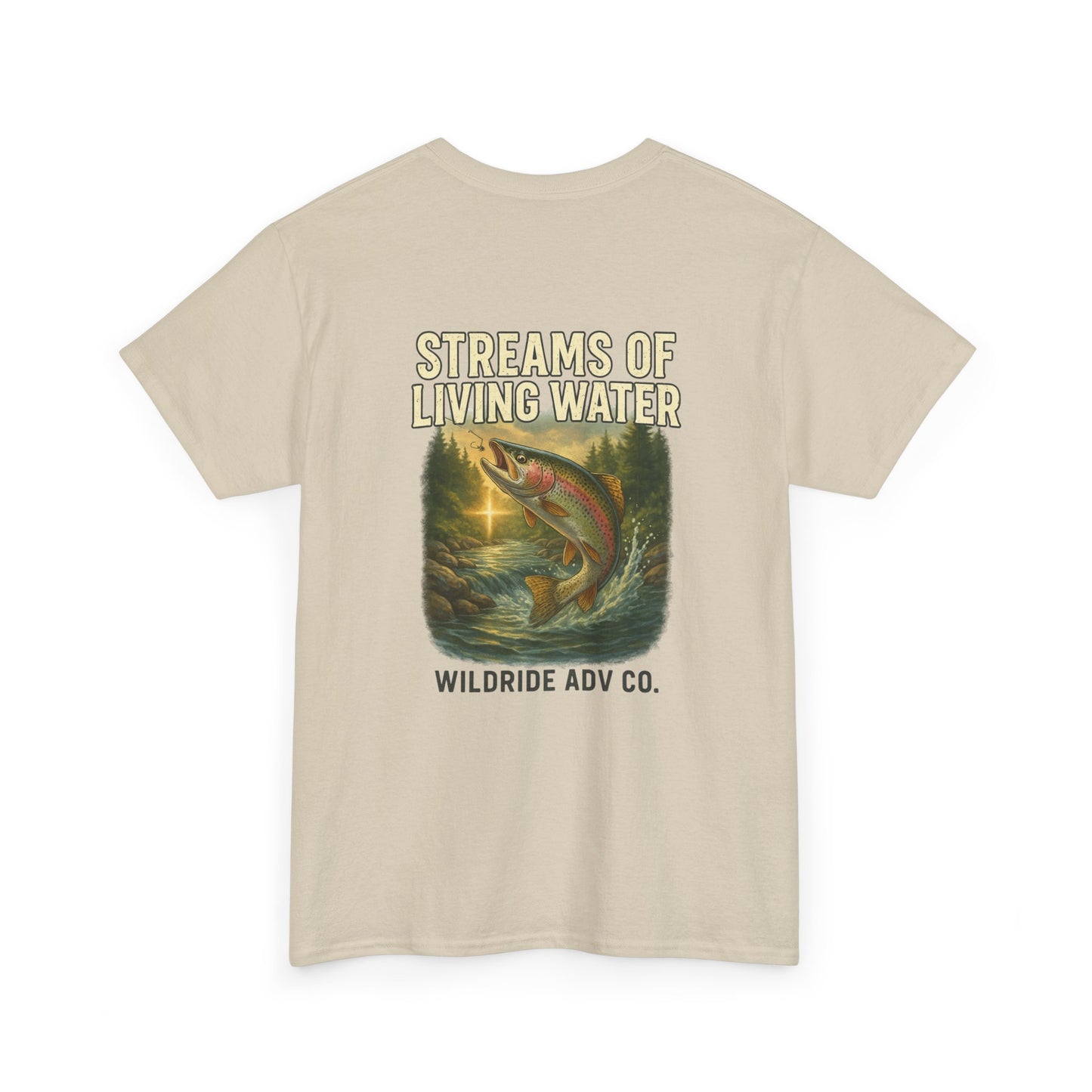 Vintage Outdoor Fishing Tee - Streams of Living Water