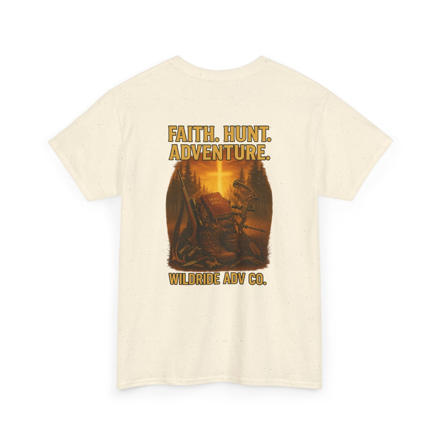 Faith. Hunt. Adventure. Inspirational Tee