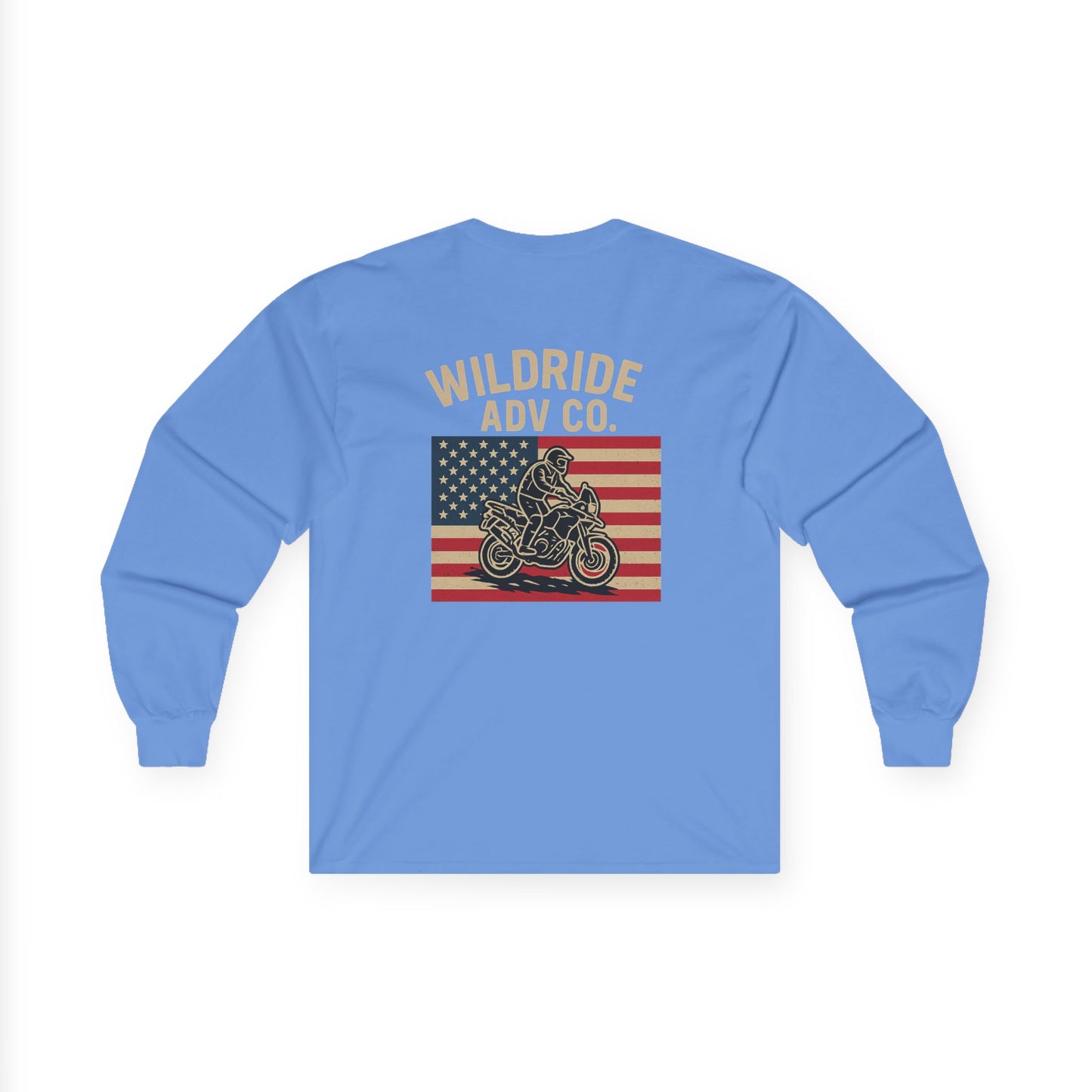 Wildride Adventure Co Patriotic Long Sleeve Tee