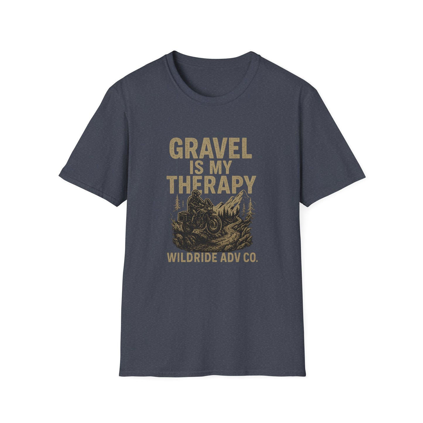 Gravel Is My Therapy Softstyle T-Shirt.