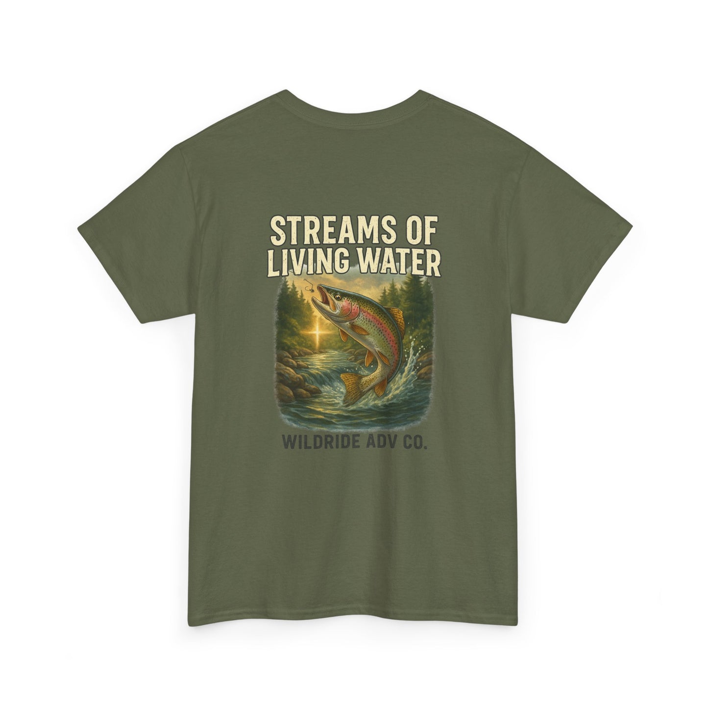 Vintage Outdoor Fishing Tee - Streams of Living Water