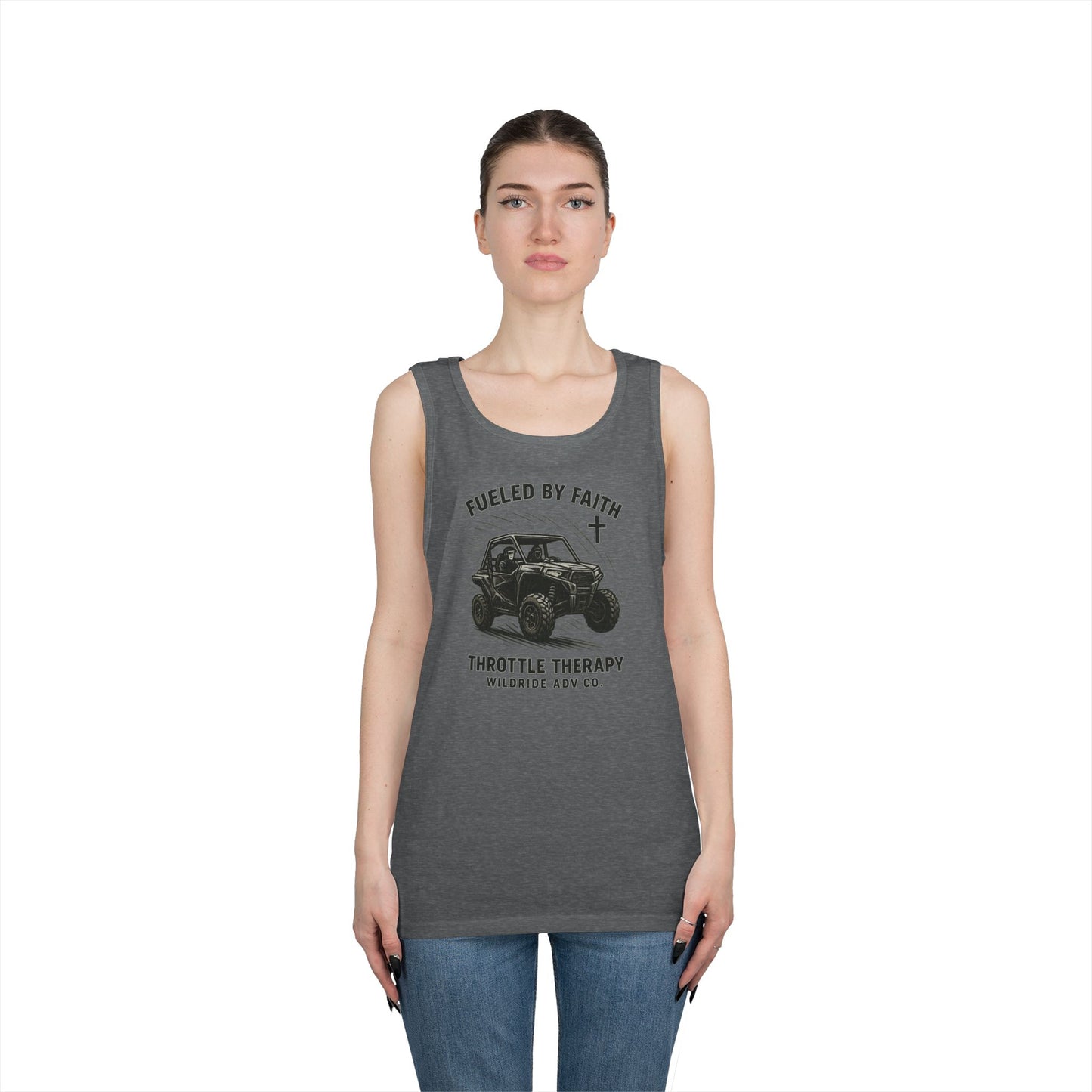 Tank Top - Fueled by Faith, Off-Roading Enthusiasts