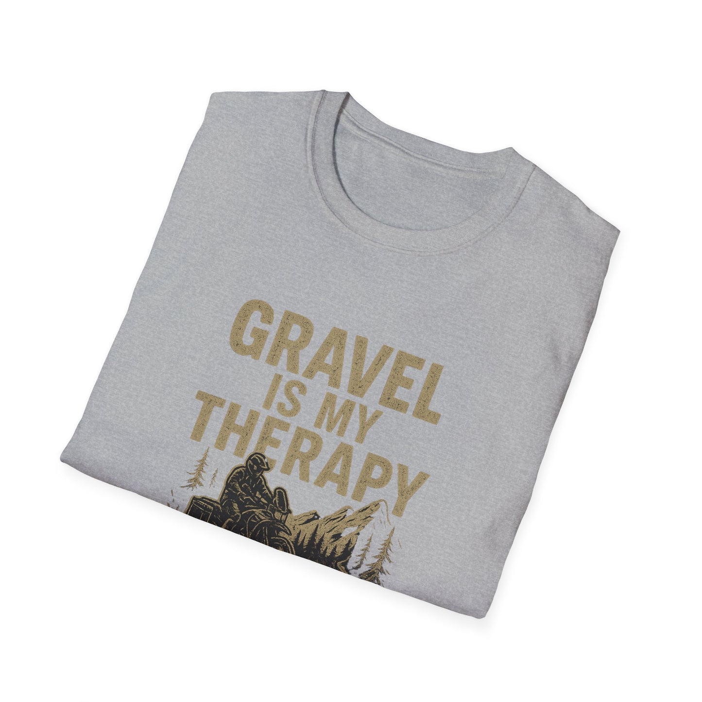 Gravel Is My Therapy Softstyle T-Shirt.