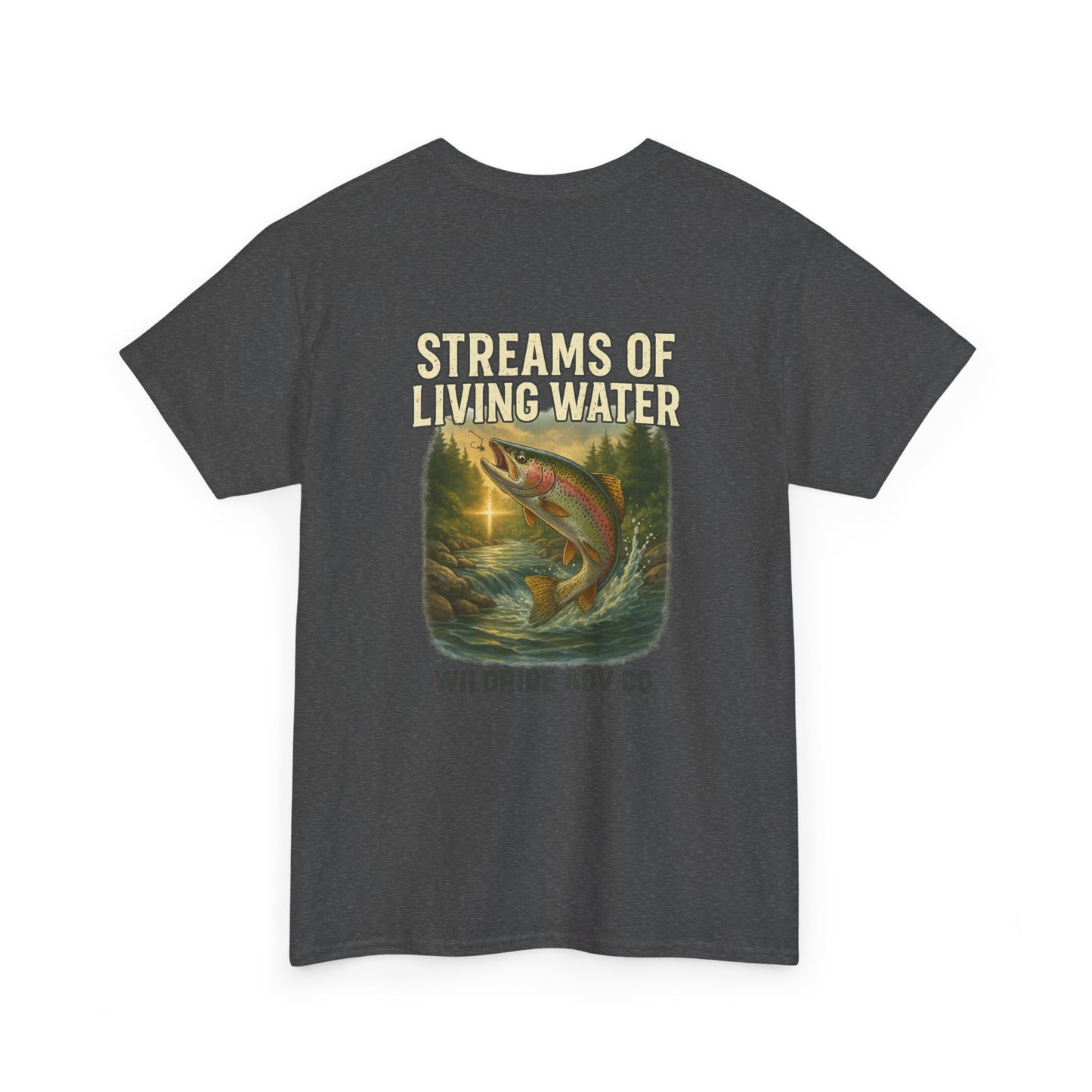 Vintage Outdoor Fishing Tee - Streams of Living Water