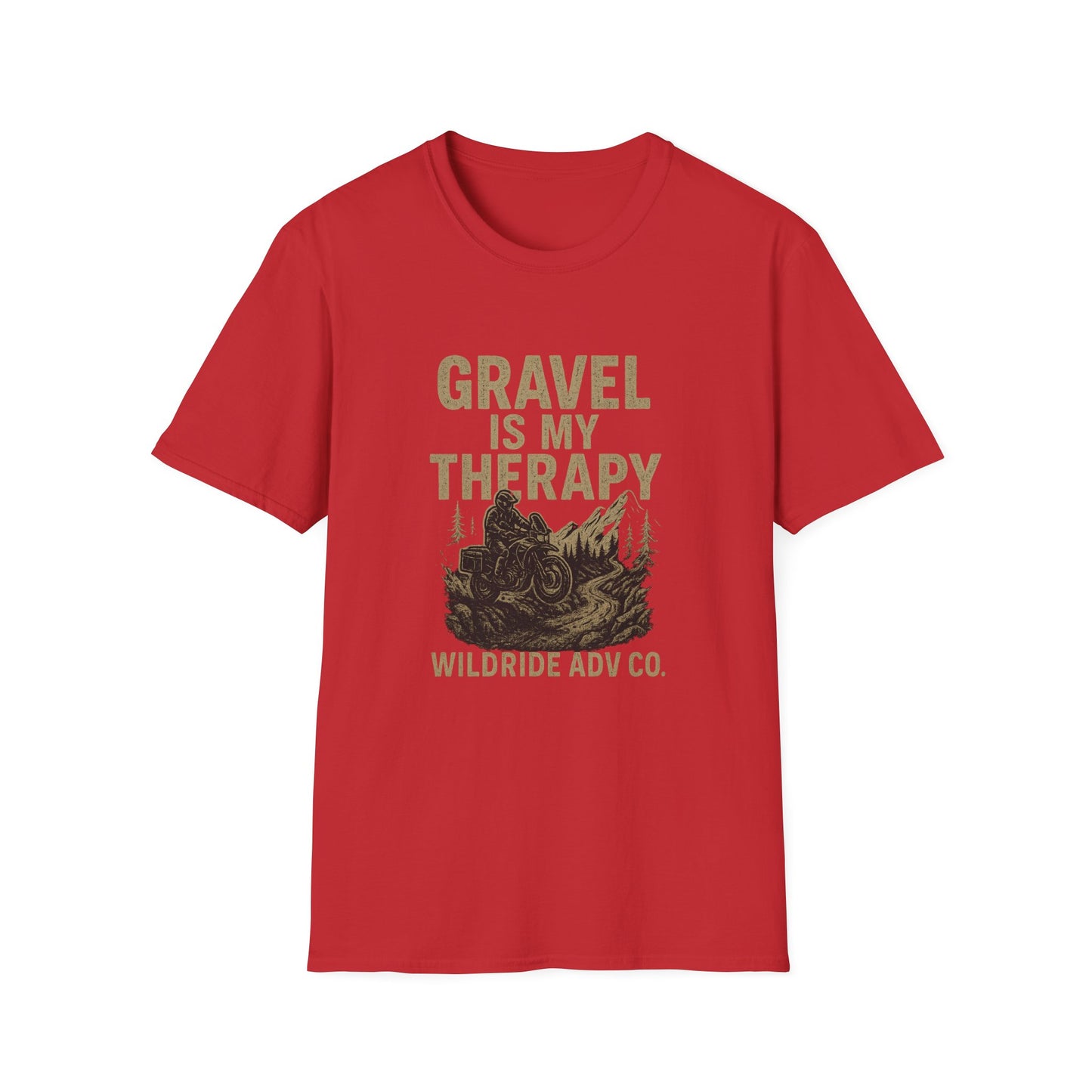 Gravel Is My Therapy Softstyle T-Shirt.