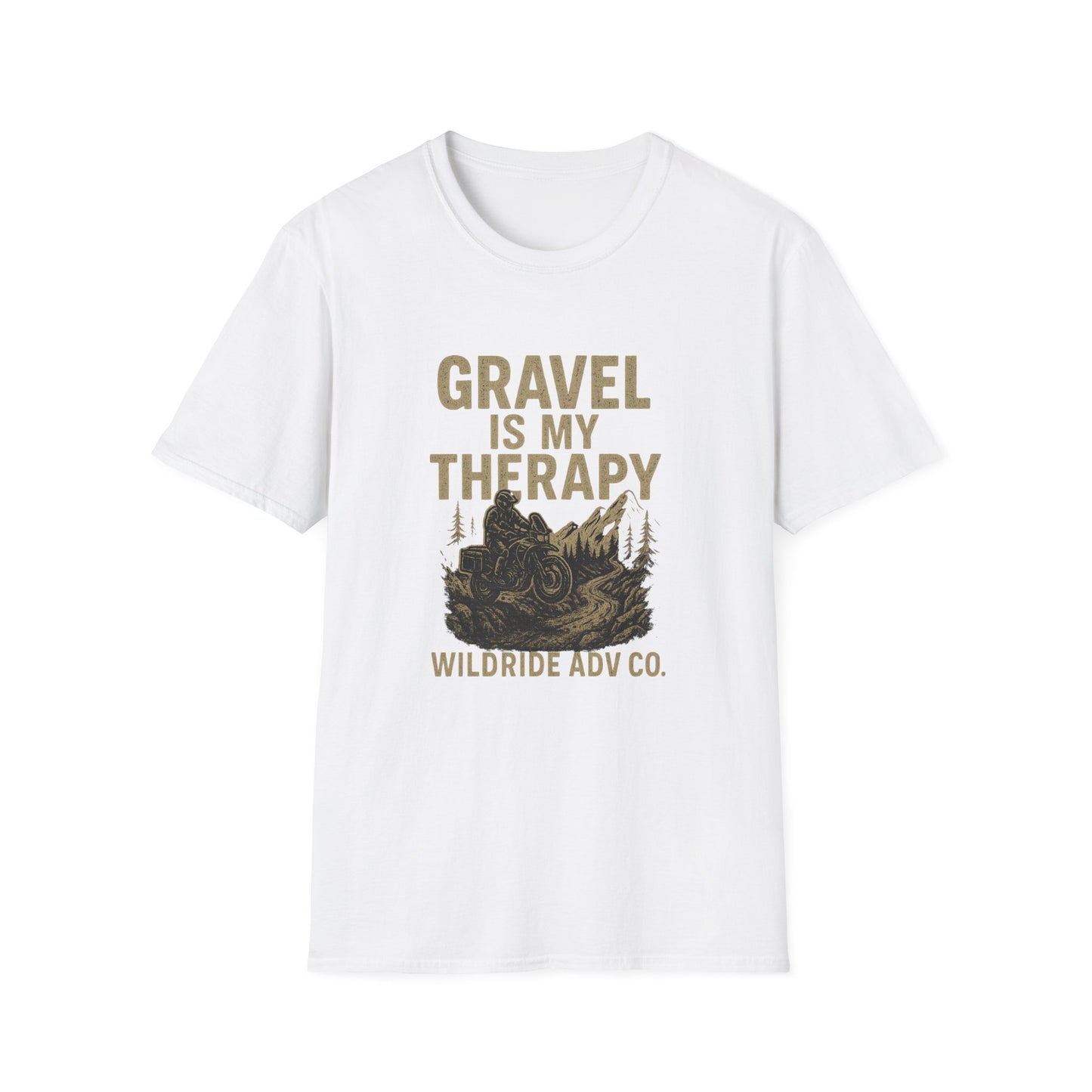 Gravel Is My Therapy Softstyle T-Shirt.