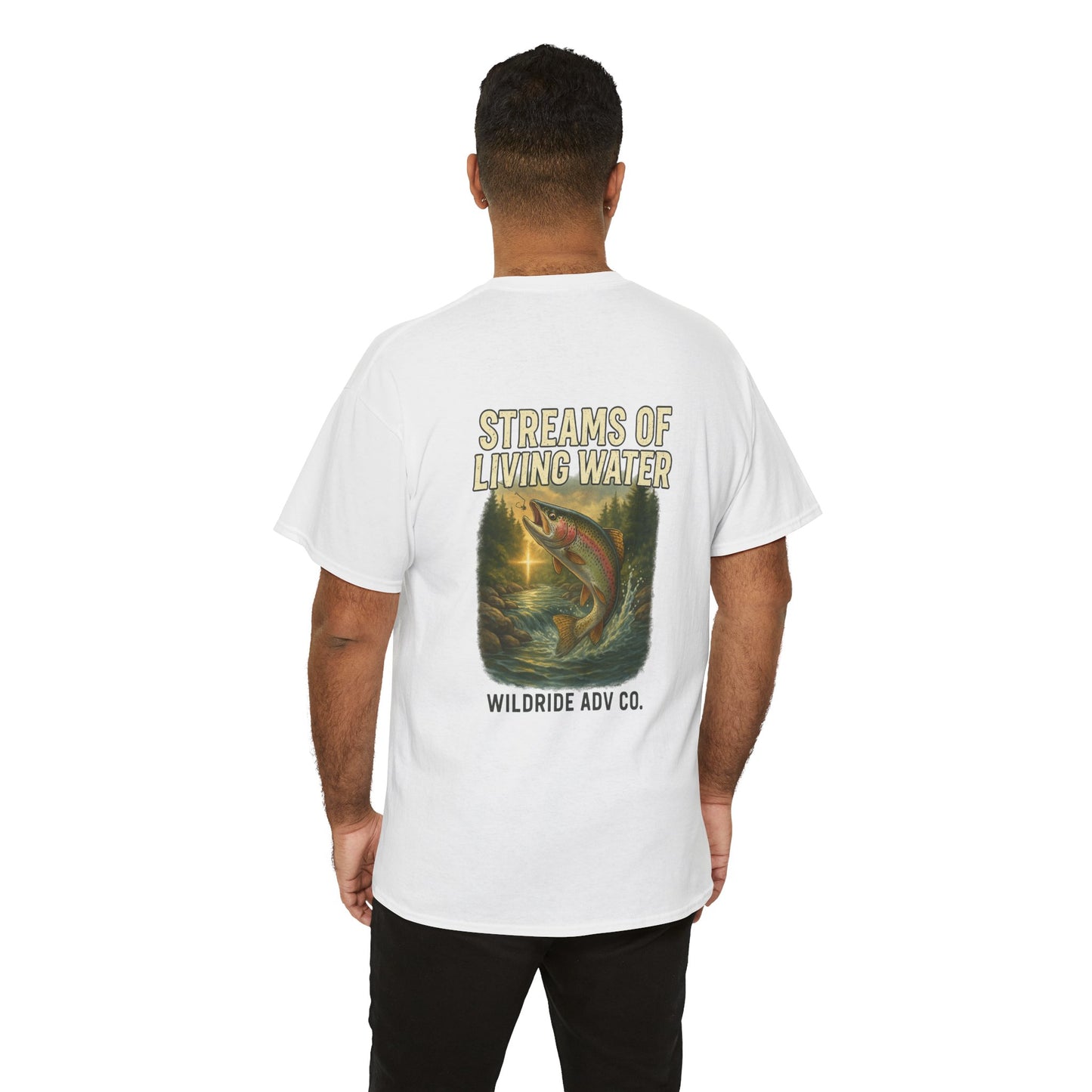 Vintage Outdoor Fishing Tee - Streams of Living Water