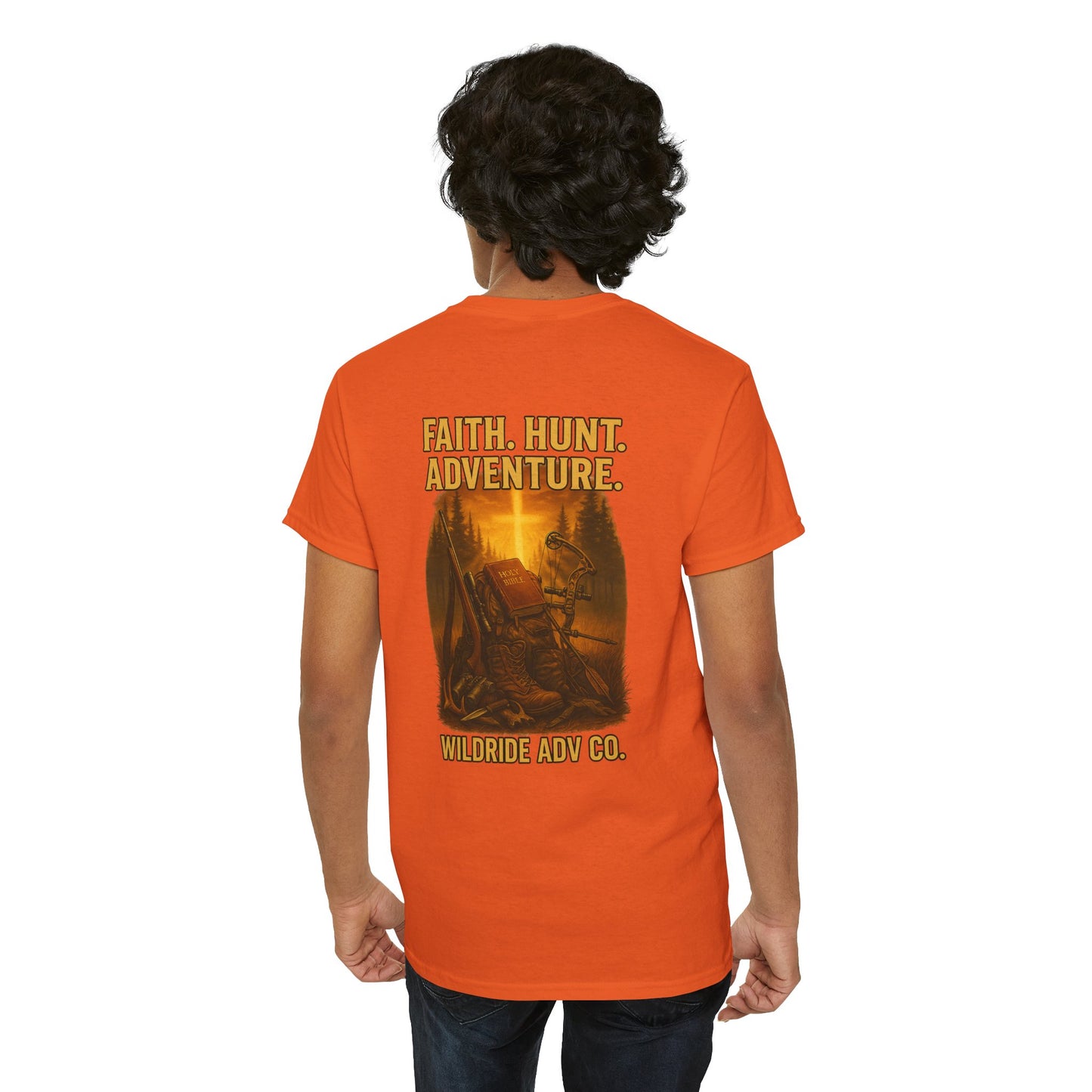 Faith. Hunt. Adventure. Inspirational Tee